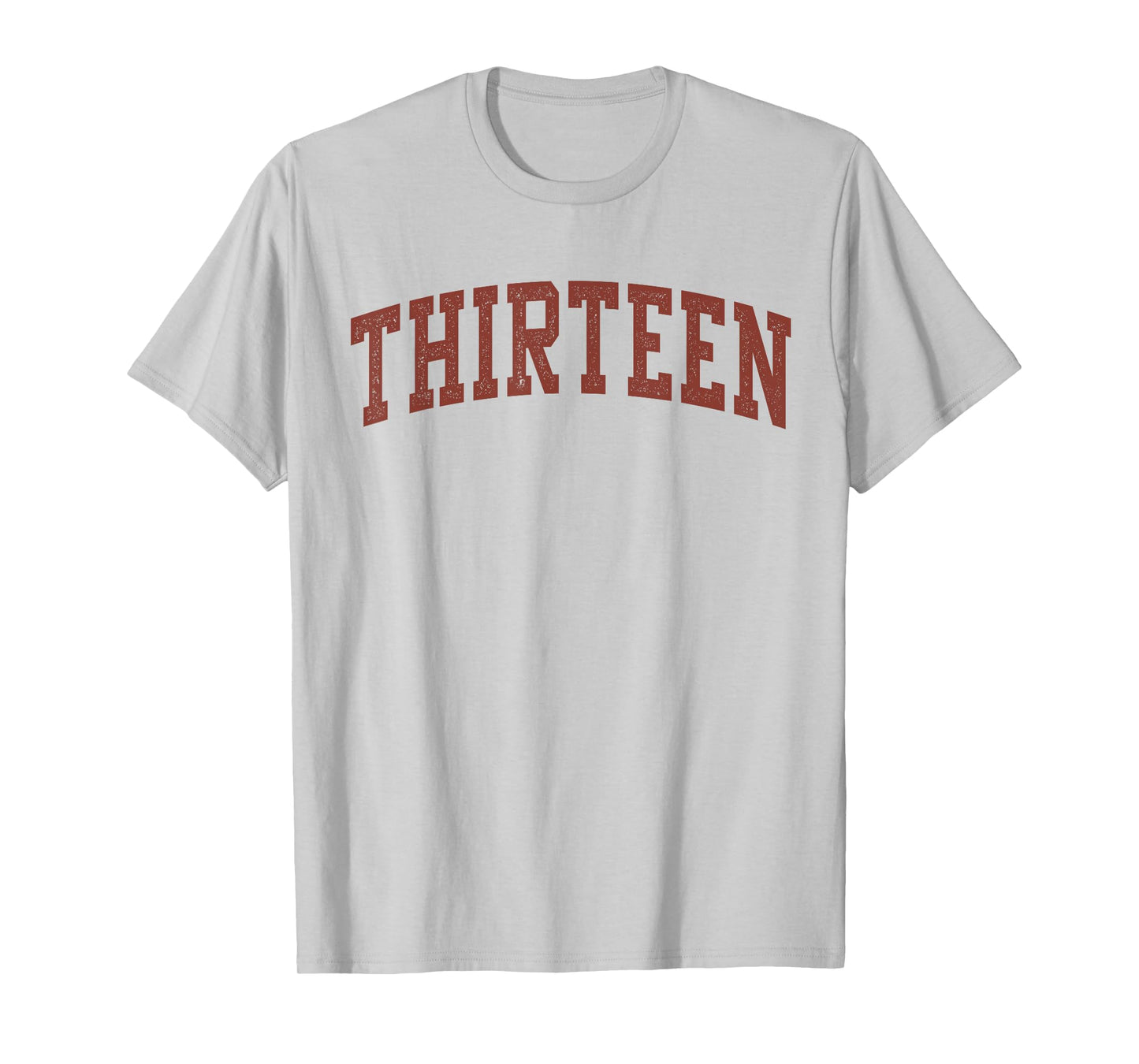 Thirteen Minimalist 13th Birthday Design 13-Year-Old T-Shirt