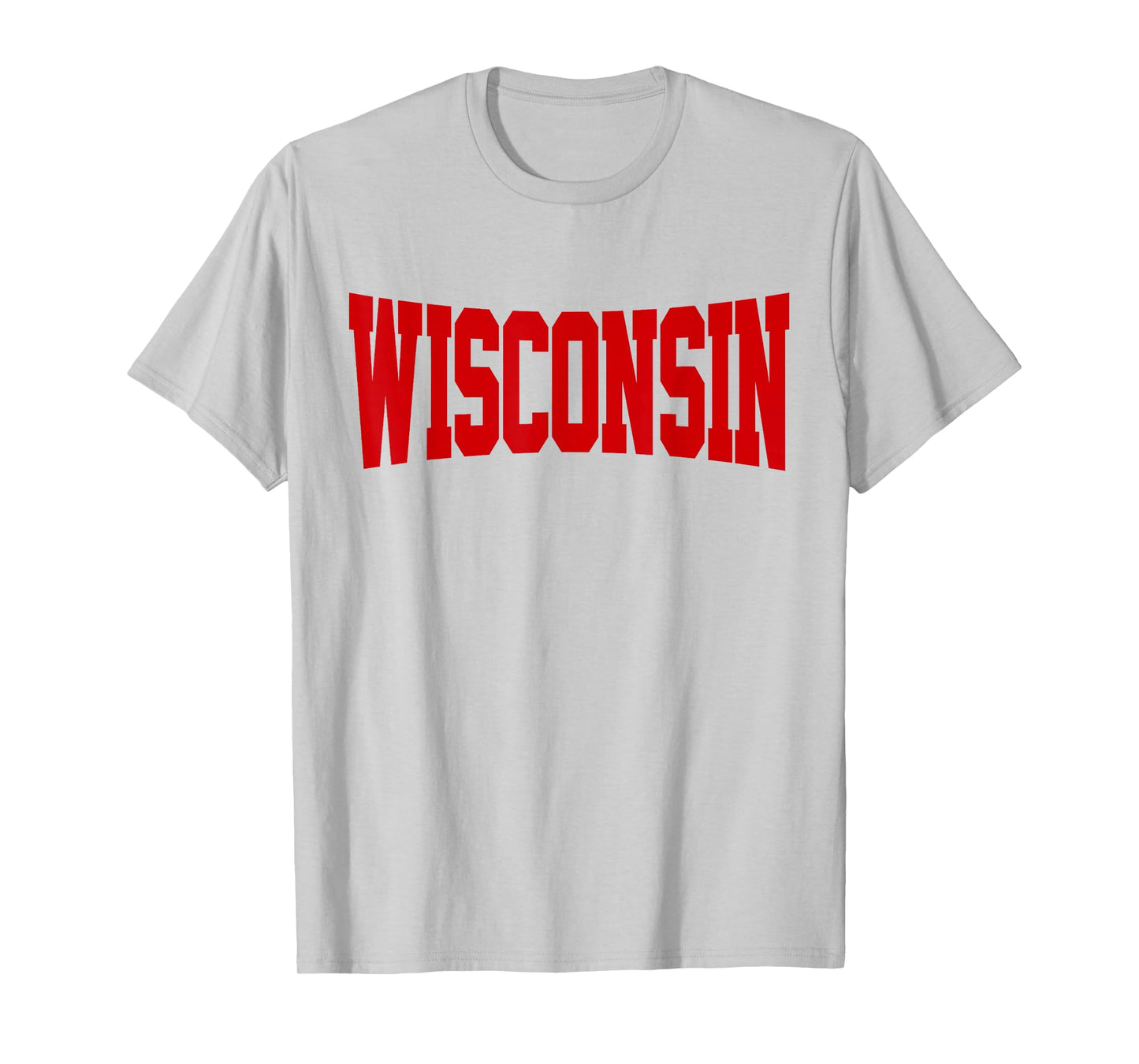 Vintage Wisconsin Mens Wisconsin Womens Red Retro T-Shirt