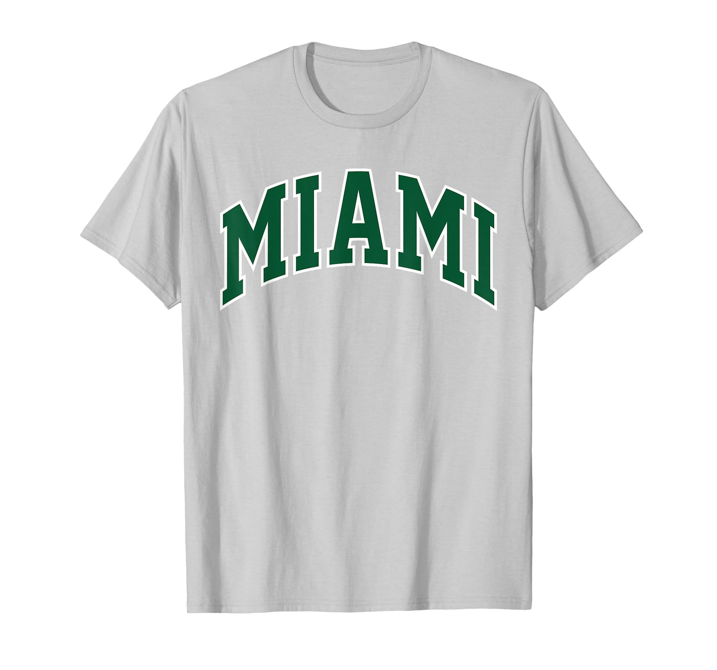Retro Miami Men Miami Women Vintage Green White FL Souvenir T-Shirt