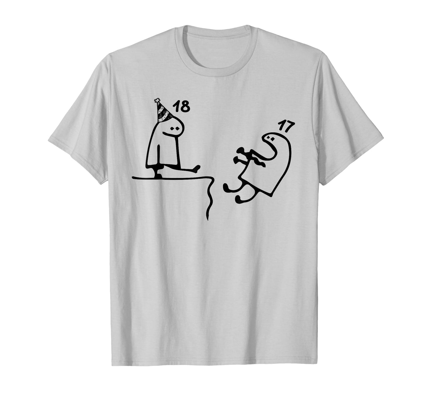 Adult 18th Birthday Party Funny Tees For 18 Years Old Teens T-Shirt