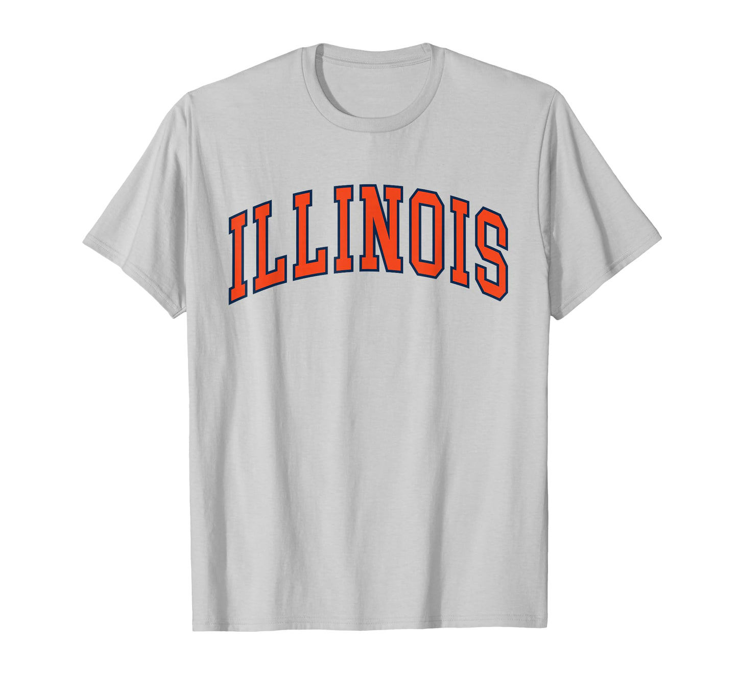Retro Illinois Orange Tee Vintage Illinois Blue Throwback IL T-Shirt