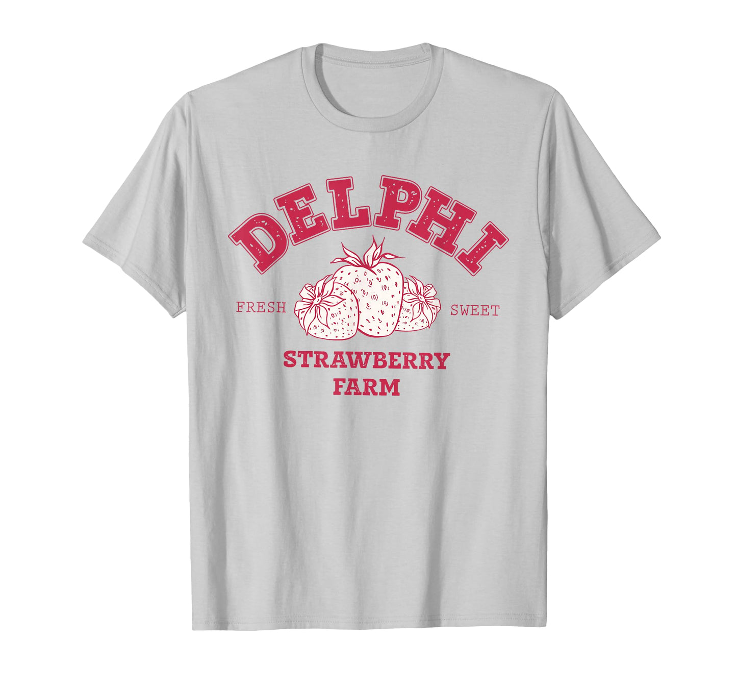 Delphi Strawberry Farm Service Fresh Sweet Womens T-Shirt