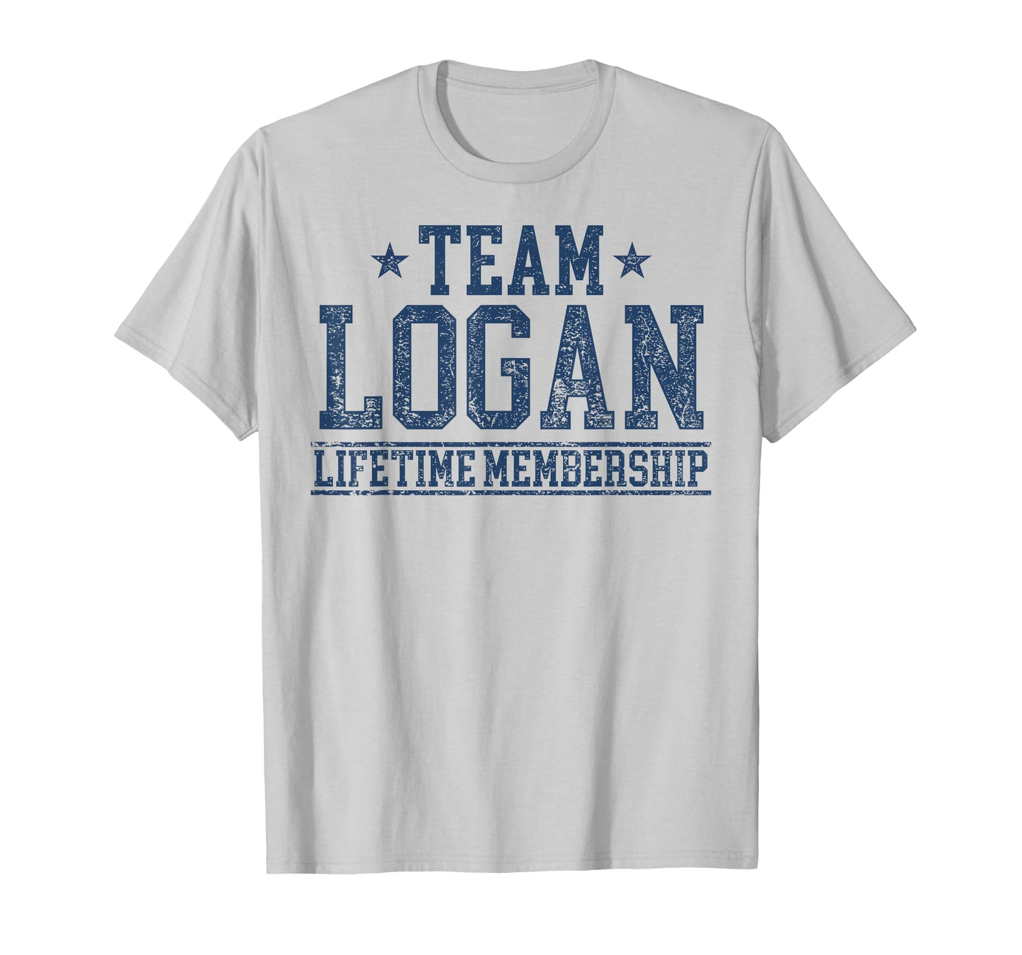 Team Logan Lifetime Member Personalized Surname Last Name T-Shirt