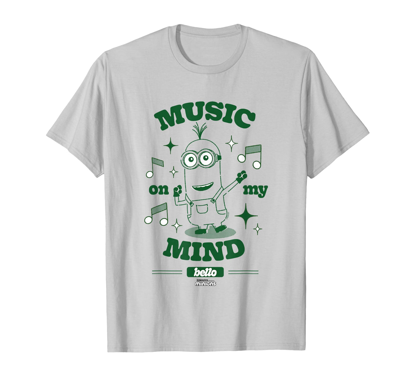Minions Music On My Mind Bello Minion Dance Party T-Shirt