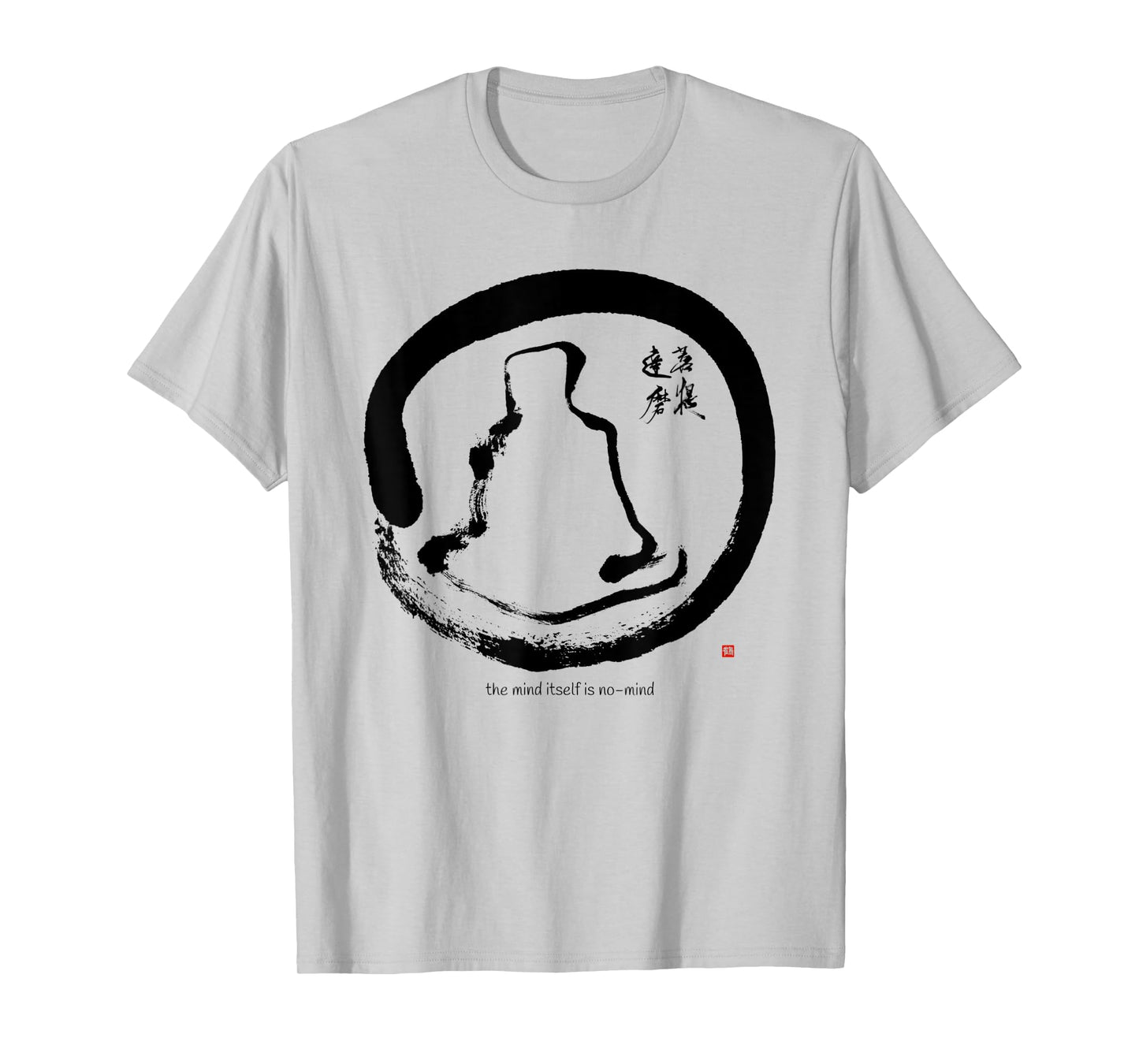Bodhidharma Daruma Zen Koan Original Enso Calligraphy T-Shirt