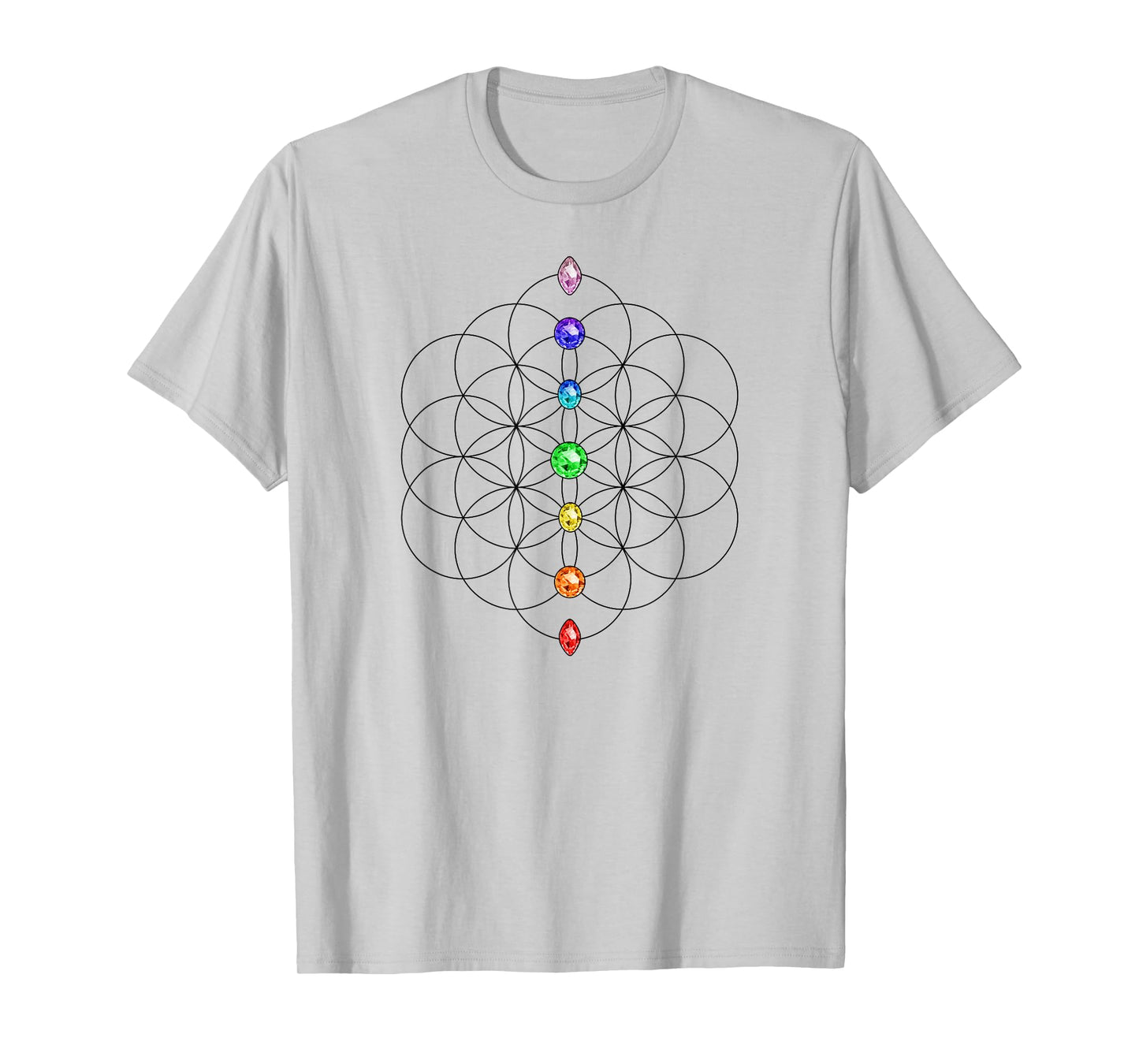 Flower of Life, Chakra, Sacred Geometrie, Yoga, Symbol T-Shirt
