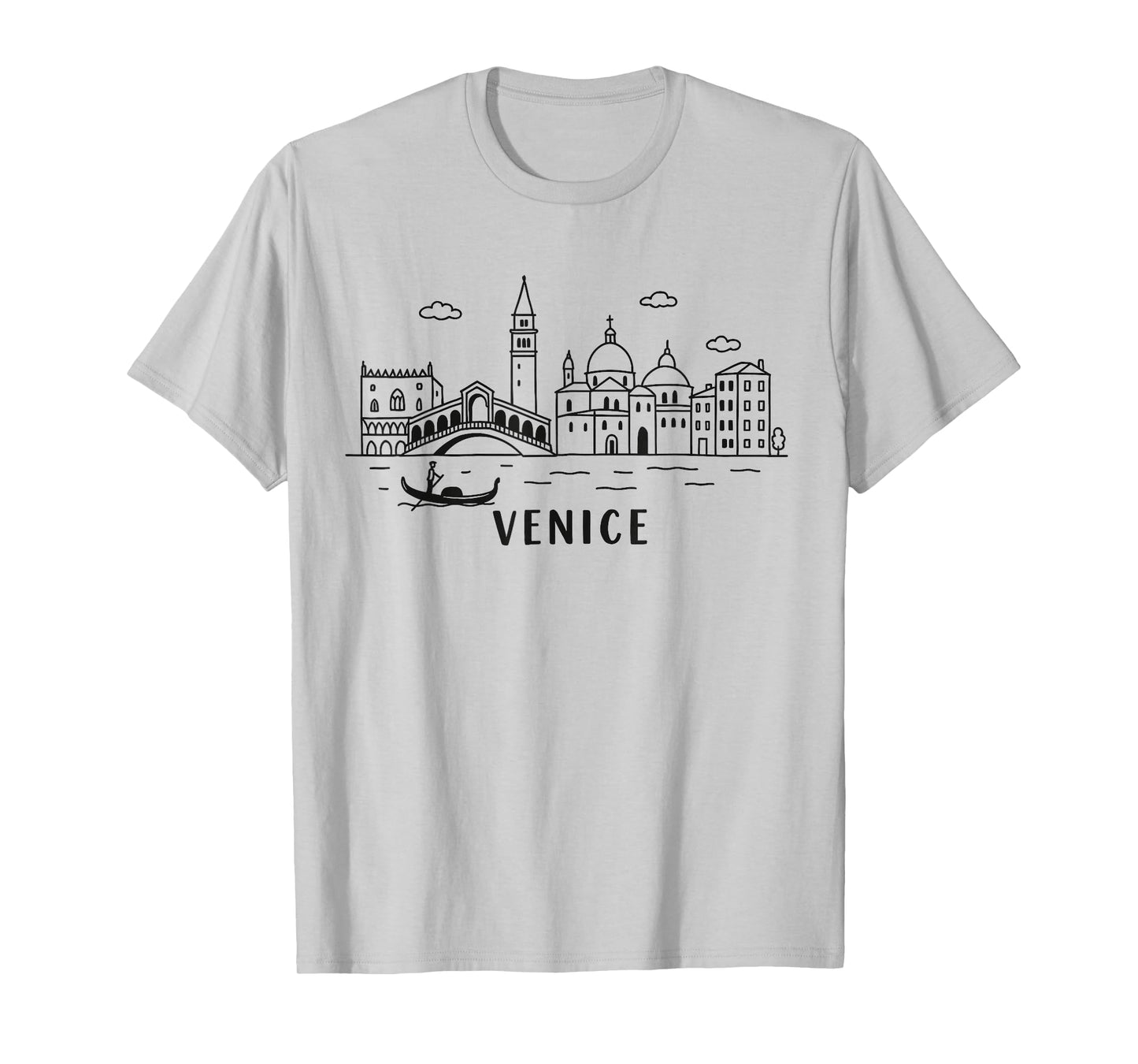 Venice Italy Skyline Graphic Travel Venezia Italia Souvenir T-Shirt