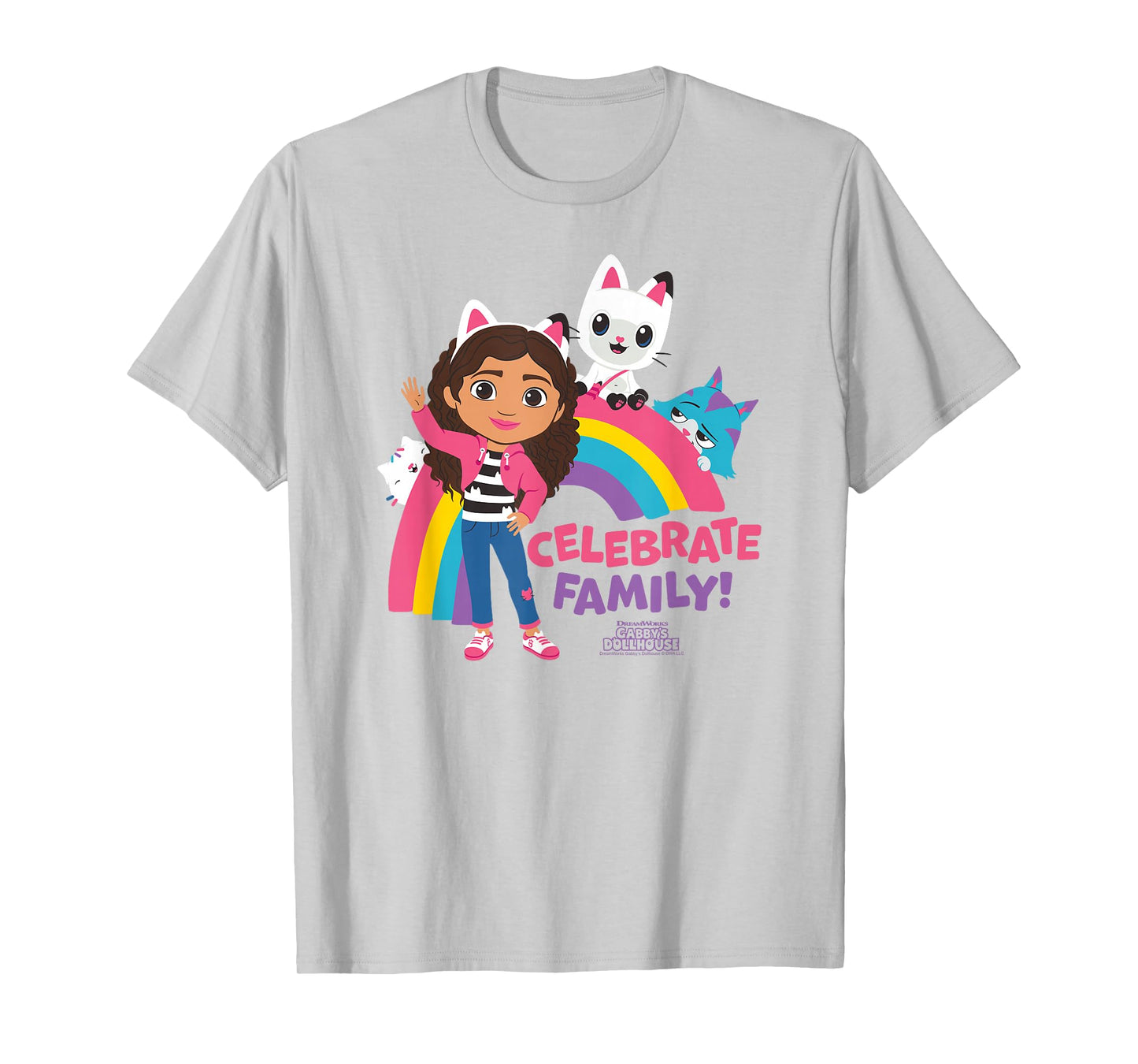 DreamWorks Gabby's Dollhouse Celebrate Family T-Shirt