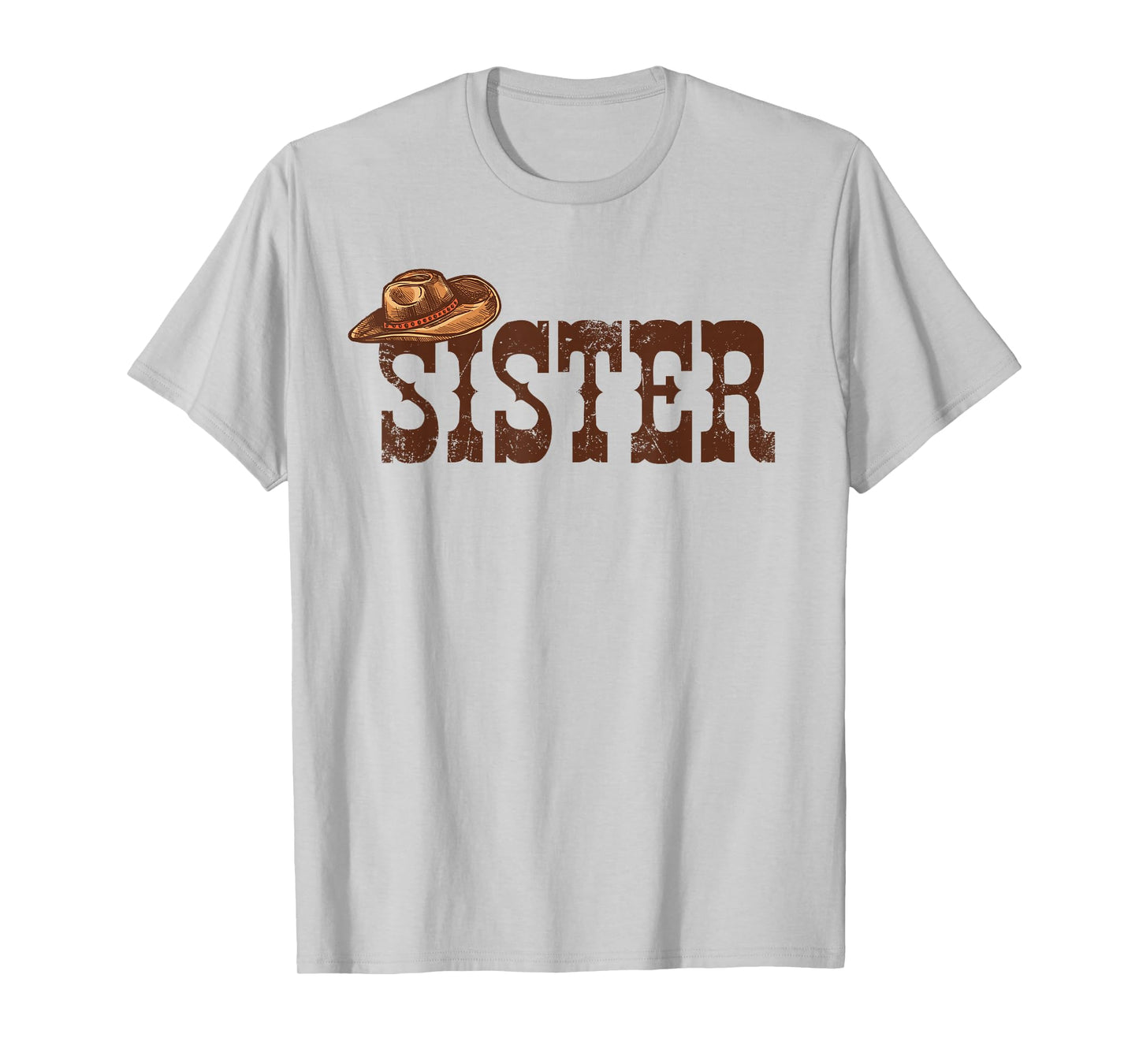 Sister Western Family Matching Birthday Cowboy Cowgirl T-Shirt