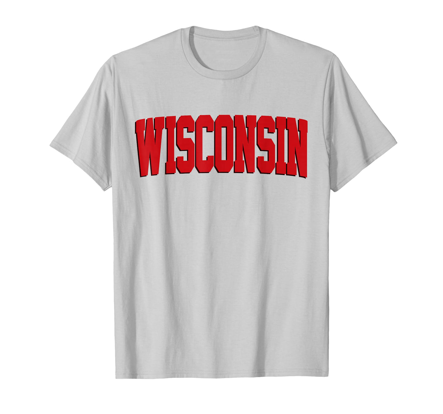 Vintage Wisconsin Mens Wisconsin Womens Red Retro Wisconsin T-Shirt