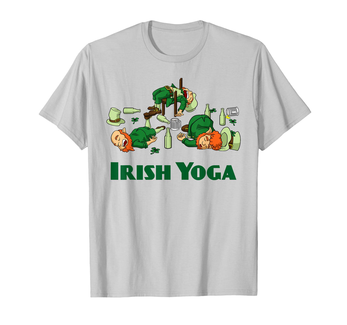 Irish Yoga Funny St. Patrick's Day Party Leprechaun Matching T-Shirt