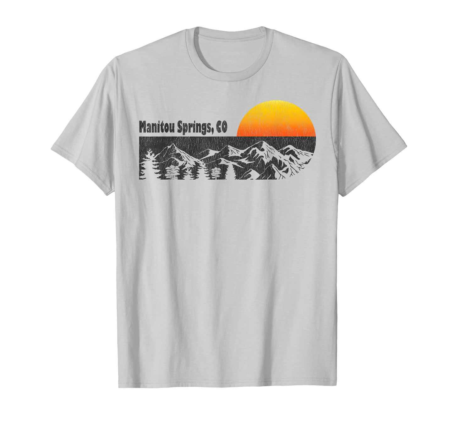 Retro Manitou Springs Colorado T-shirt T-Shirt