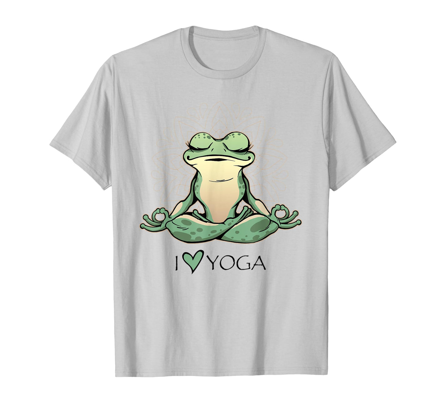 I Love Yoga I Heart Yoga Frog T-Shirt