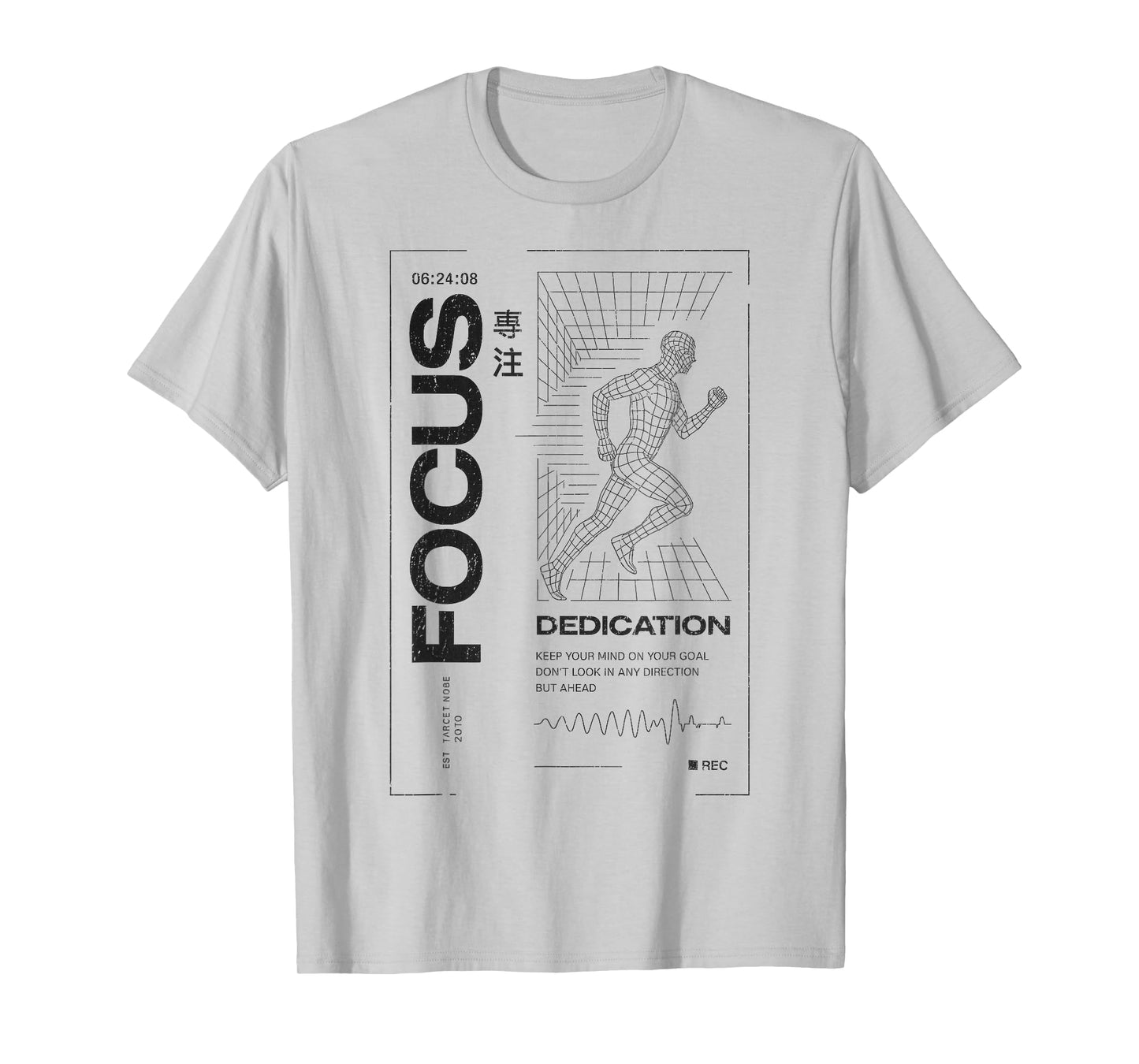 Y2K Fitness Quote Gym Training Discipline Yoga Sport Workout T-Shirt