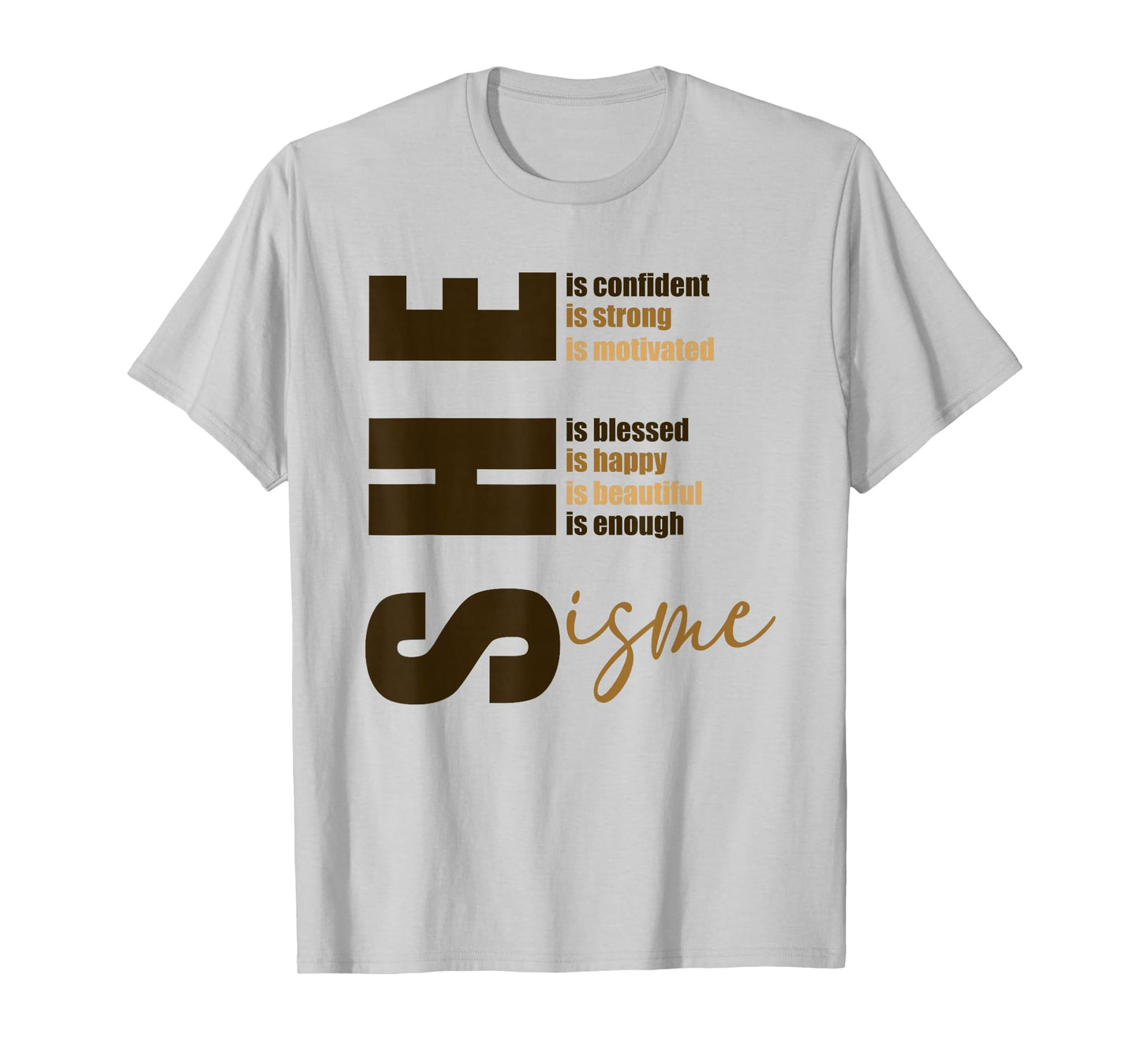 She's Confident educated Melanin Black History Women T-Shirt