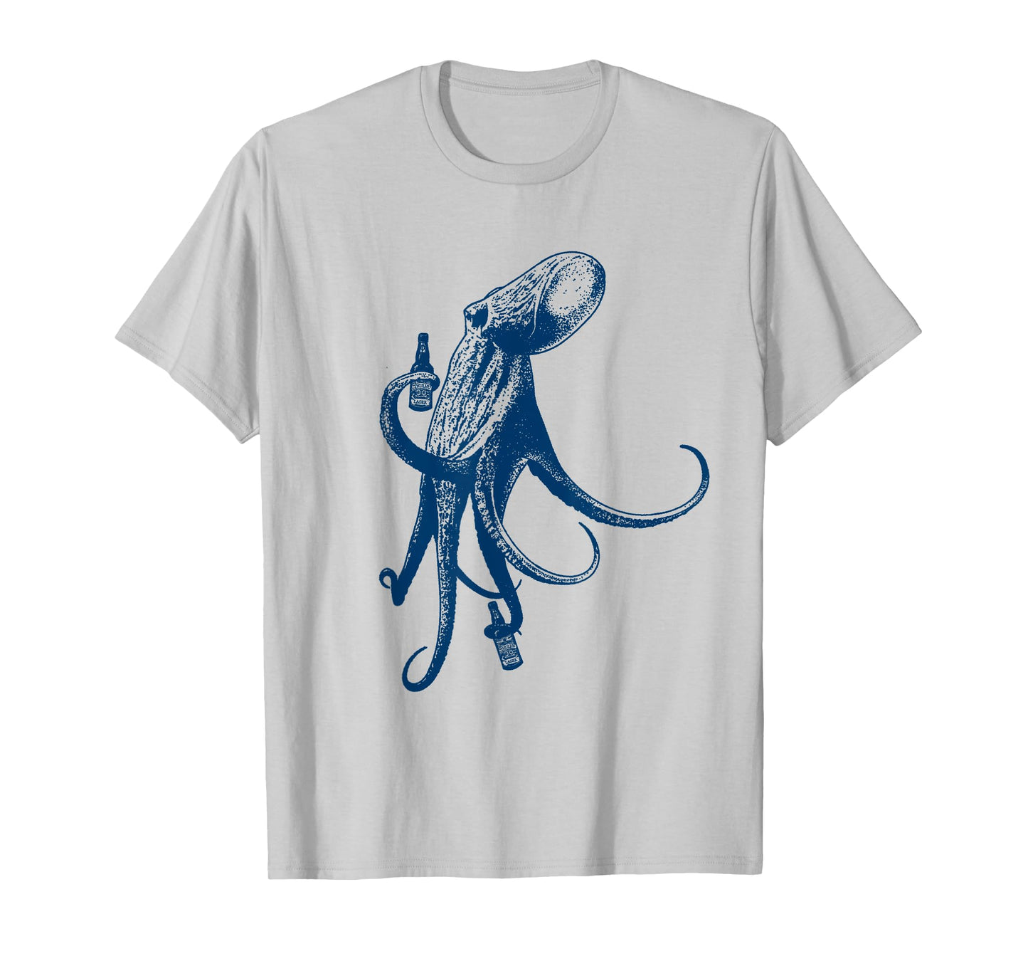 The Original Beer Drinking Octopus - Beach Vacation T-Shirt Men Women T-Shirt