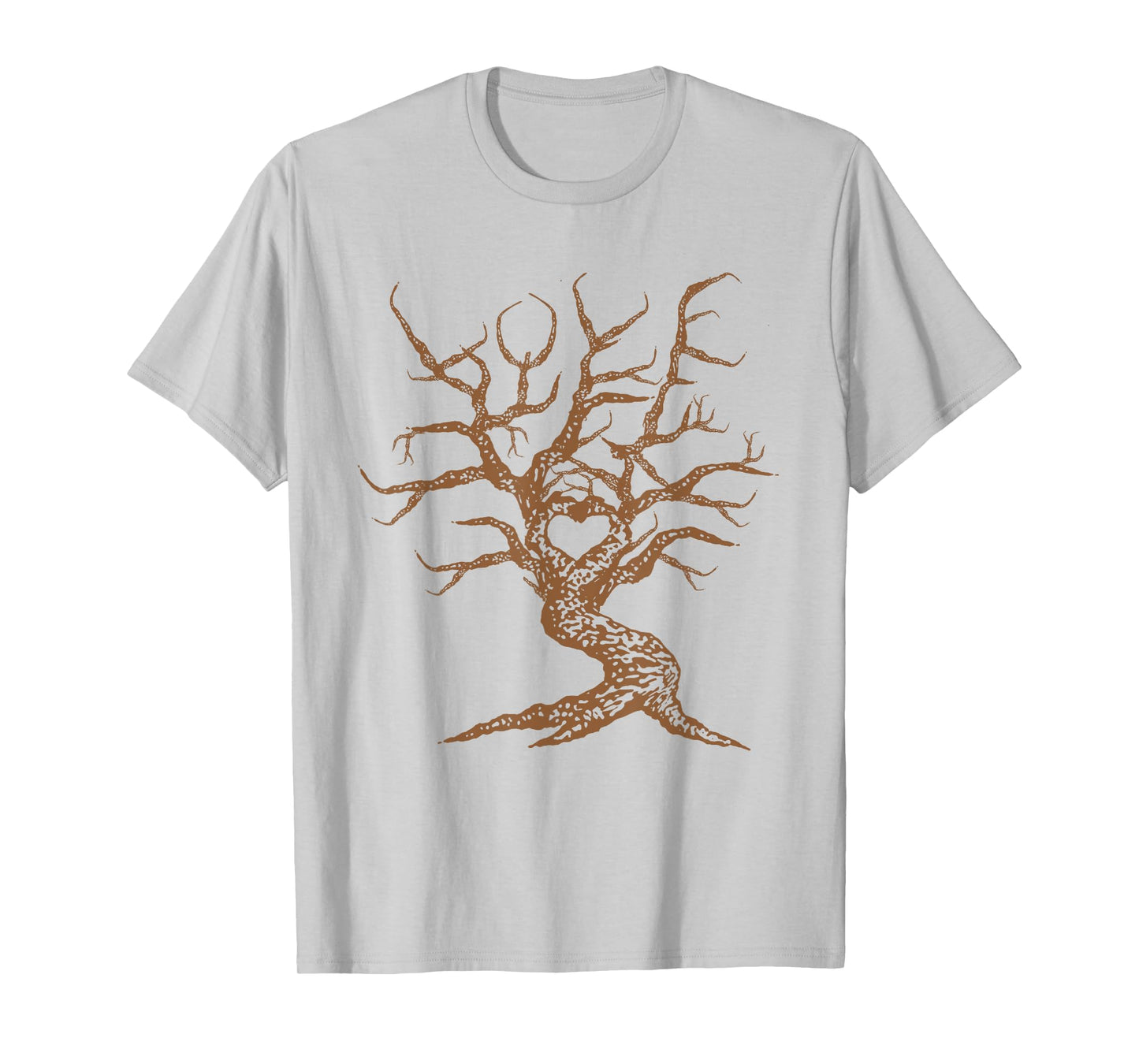 Heart Love Branches Bonsai Tree Japanese Buddhist Zen Shirt T-Shirt