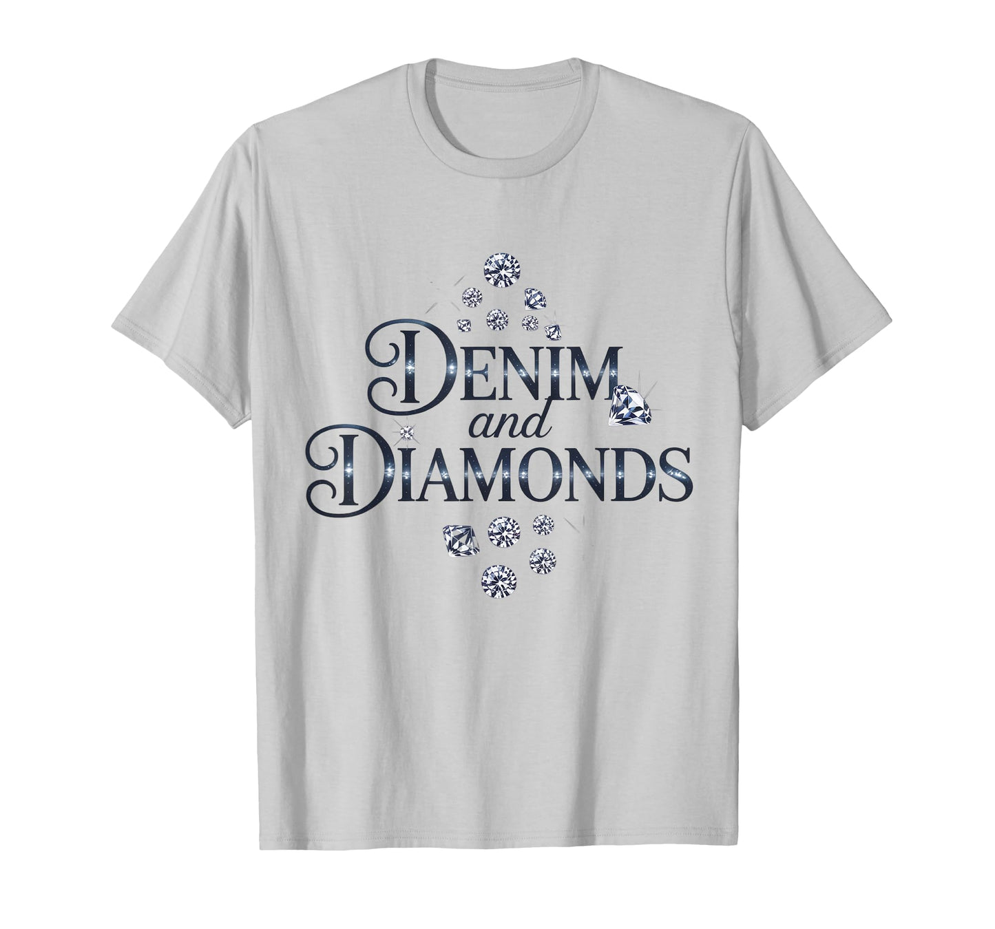 Denim And Diamonds for Ladies 2025 Denim with Diamonds Jeans T-Shirt