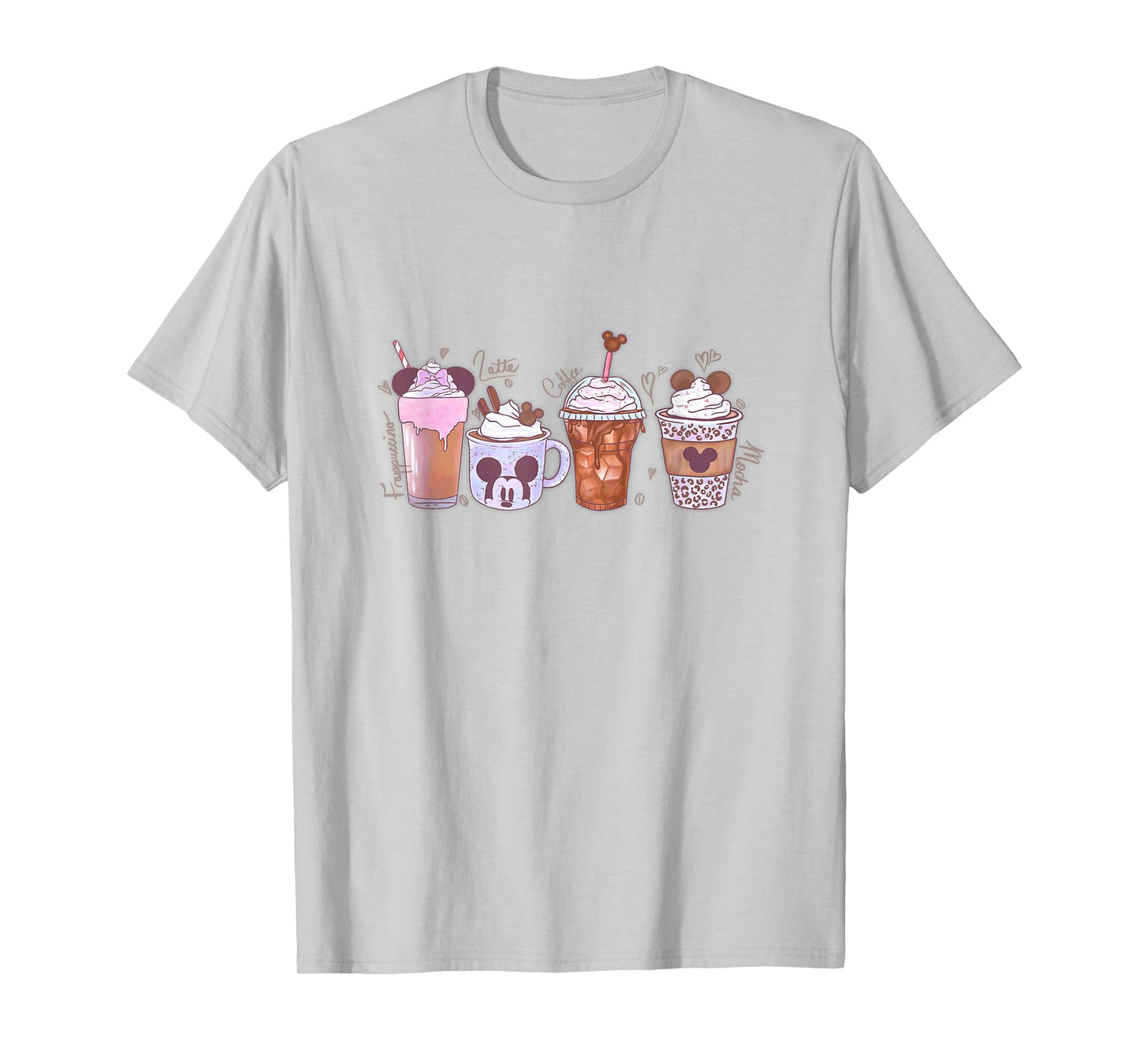 Disney Mickey And Friends Coffee Vibes Frozen Treats Logo T-Shirt