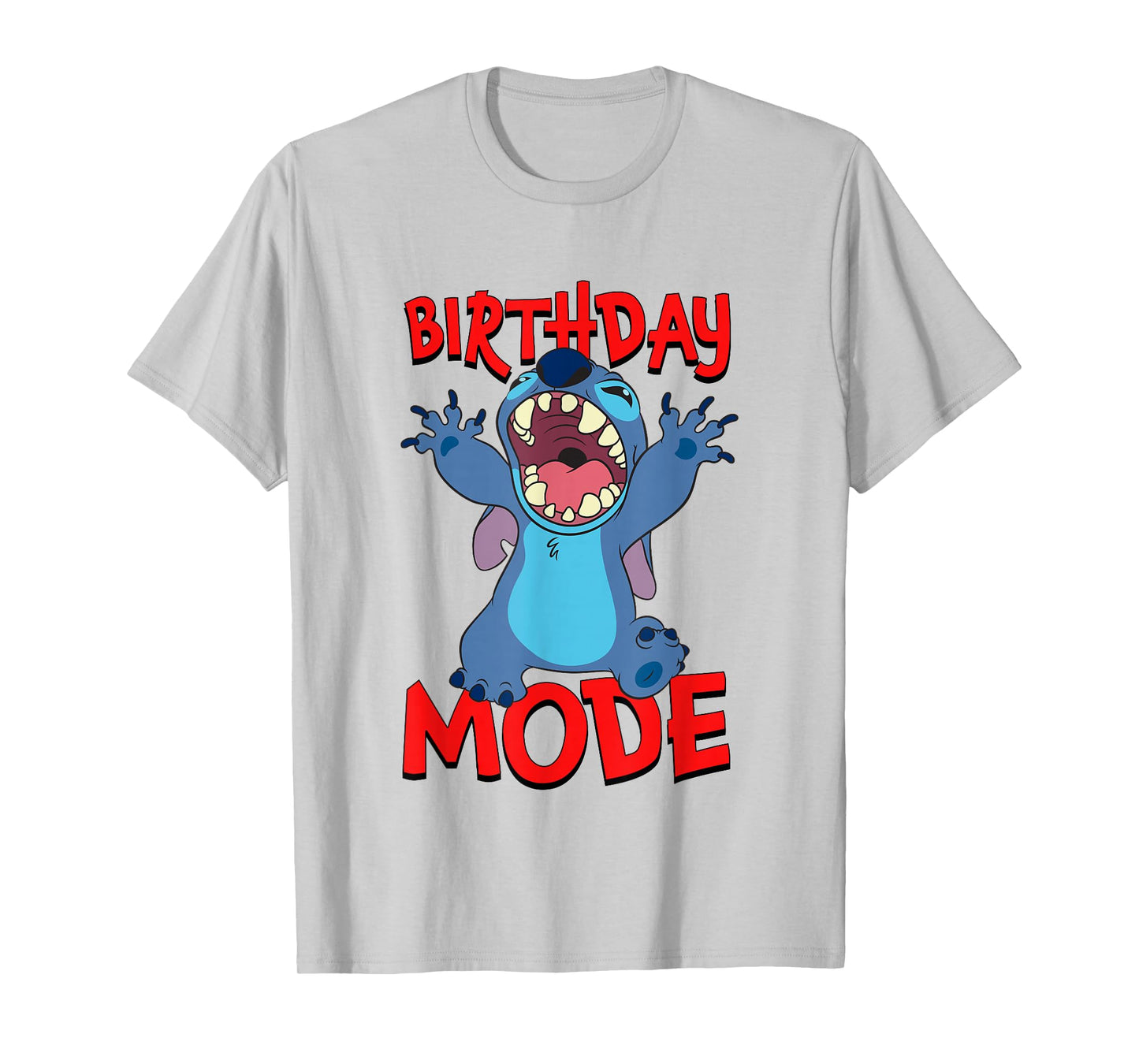 Disney Lilo & Stitch Birthday Mode Activated Stitch Logo T-Shirt