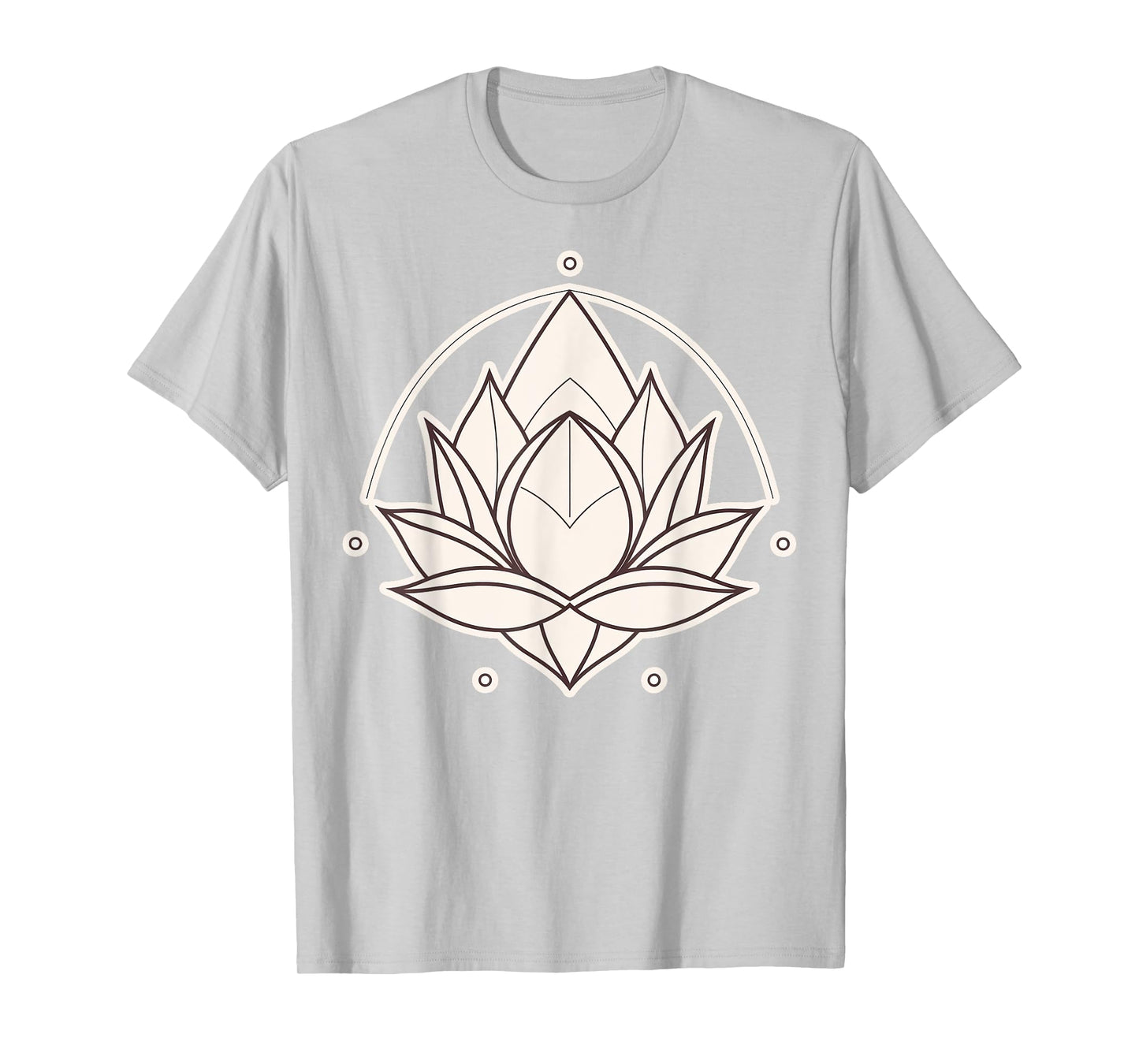 Spiritual Zen Lotus Flowers on simple Lotus Flower T-Shirt