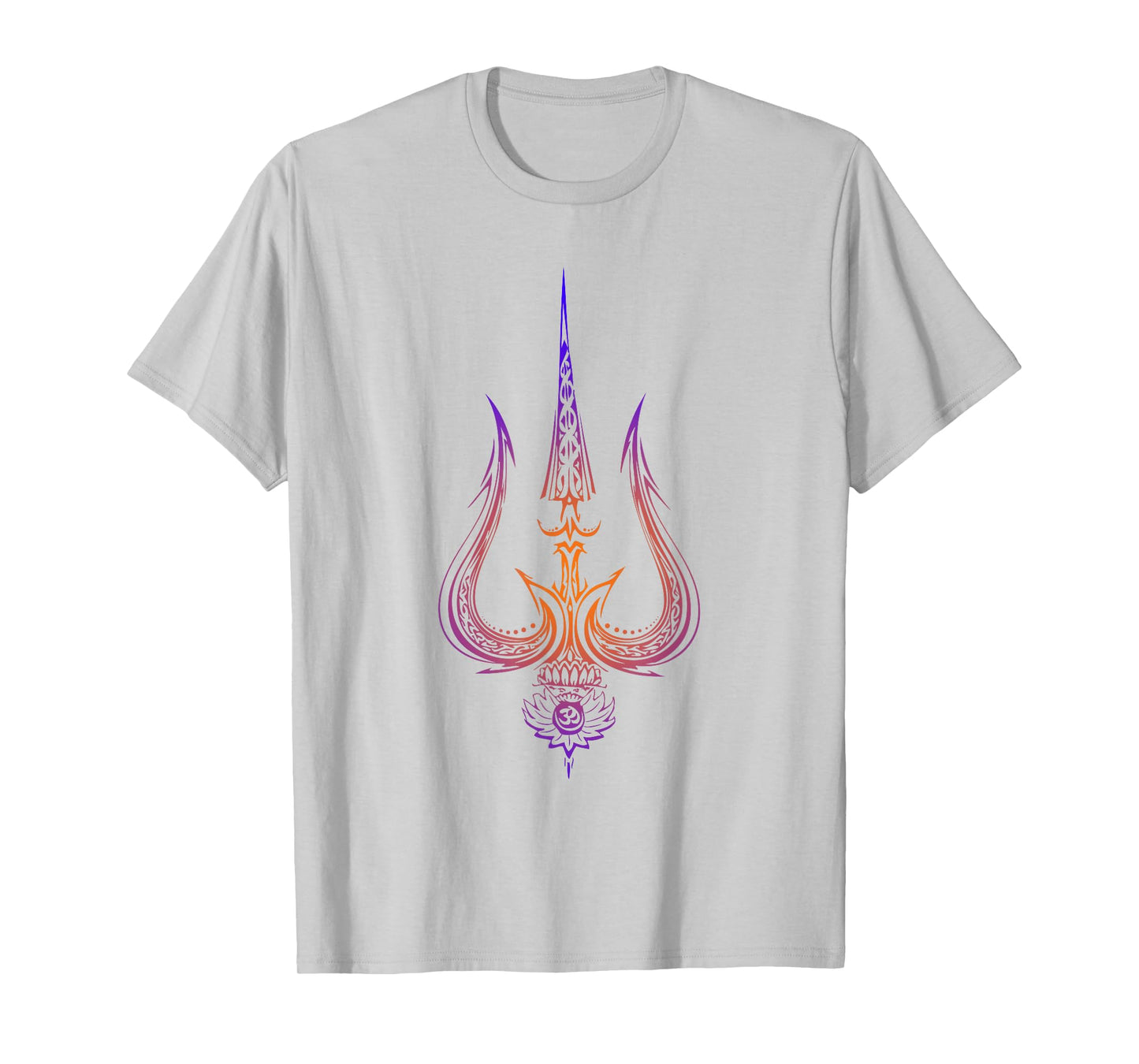 OM-Lord Shiva Divine Spear Trident Trishul T-Shirt