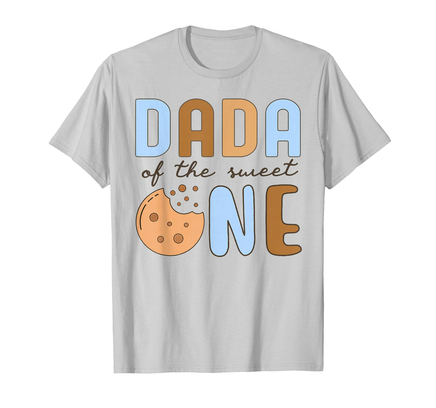 Dada Of The Sweet One Cookies and Milk 1st Birthday Family T-Shirt