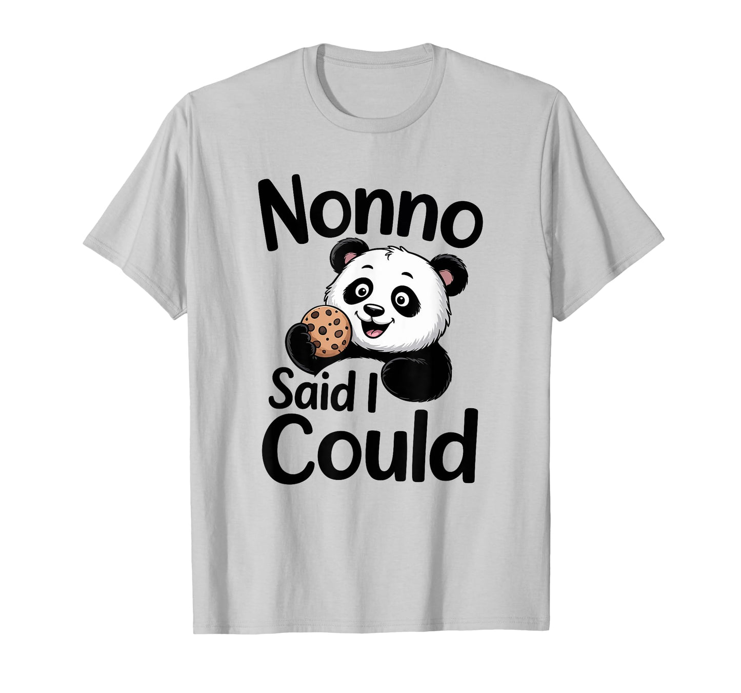 Funny Nonno Said I Could Sweet Panda Toddler Grandpa T-Shirt