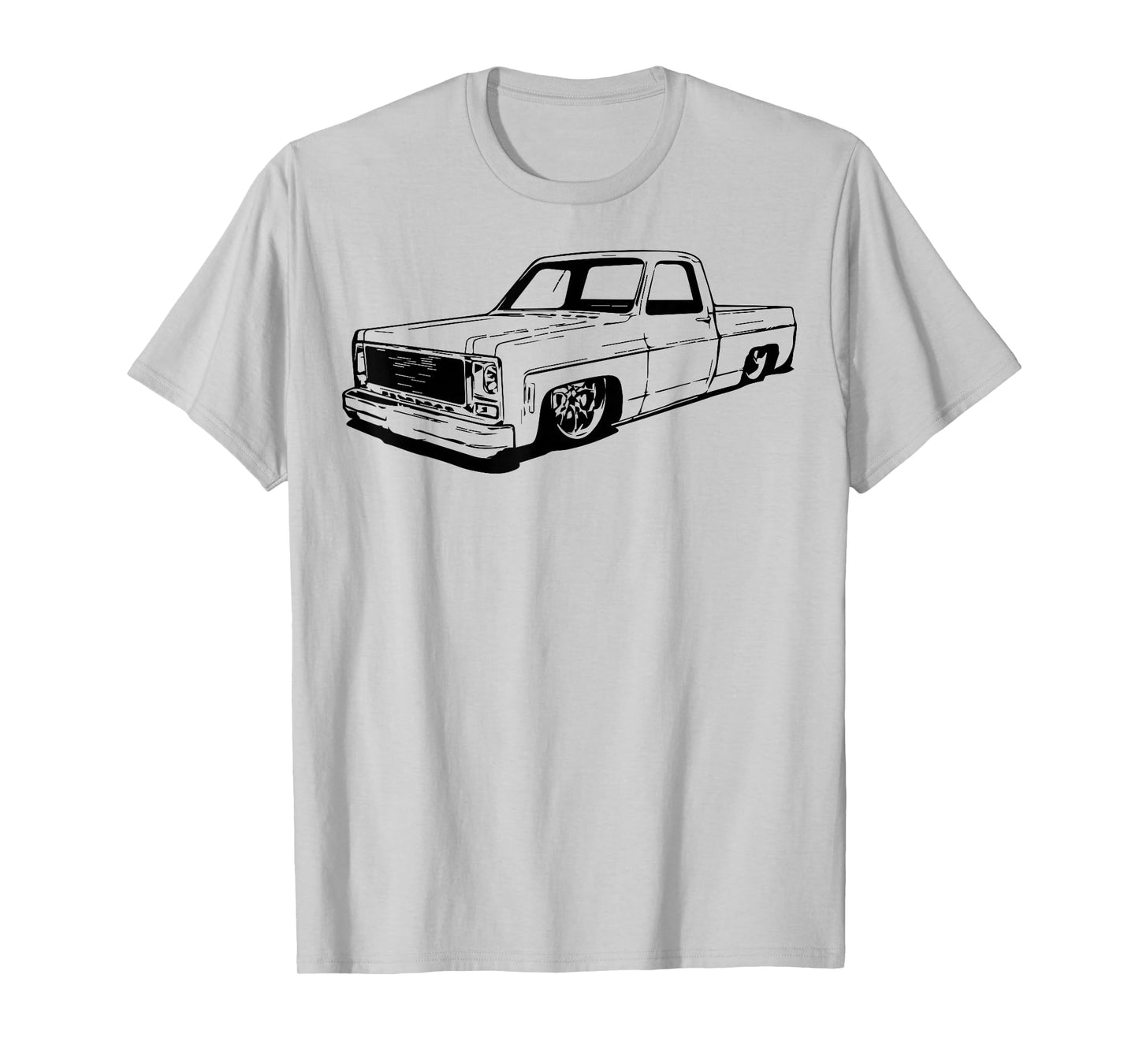 Vintage 73-87 Mini C10 Truck Slammed Graphic Dad Gag Father T-Shirt