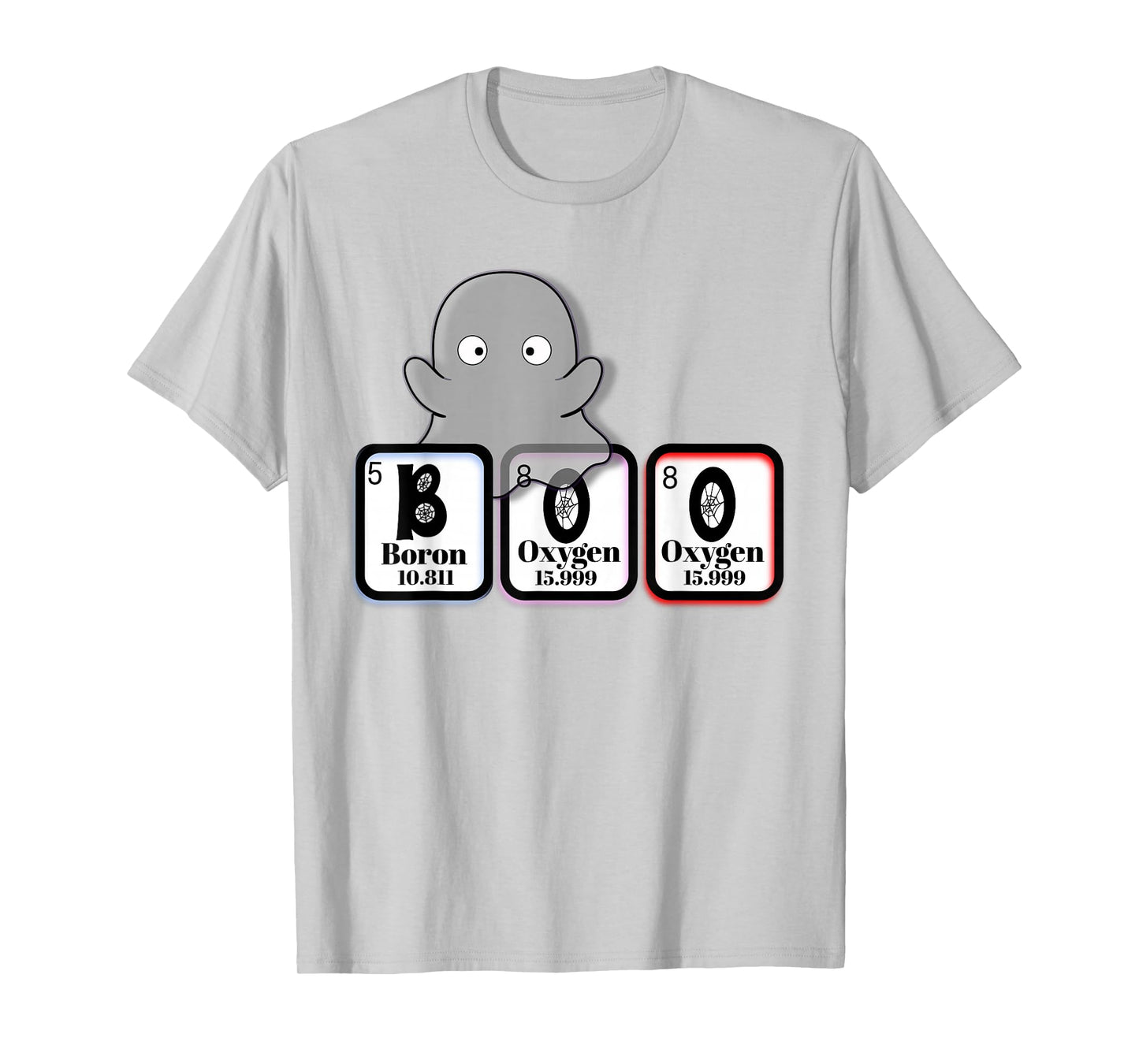 Boo Ghost Science Teacher Chemistry Scientist Costume Kids T-Shirt