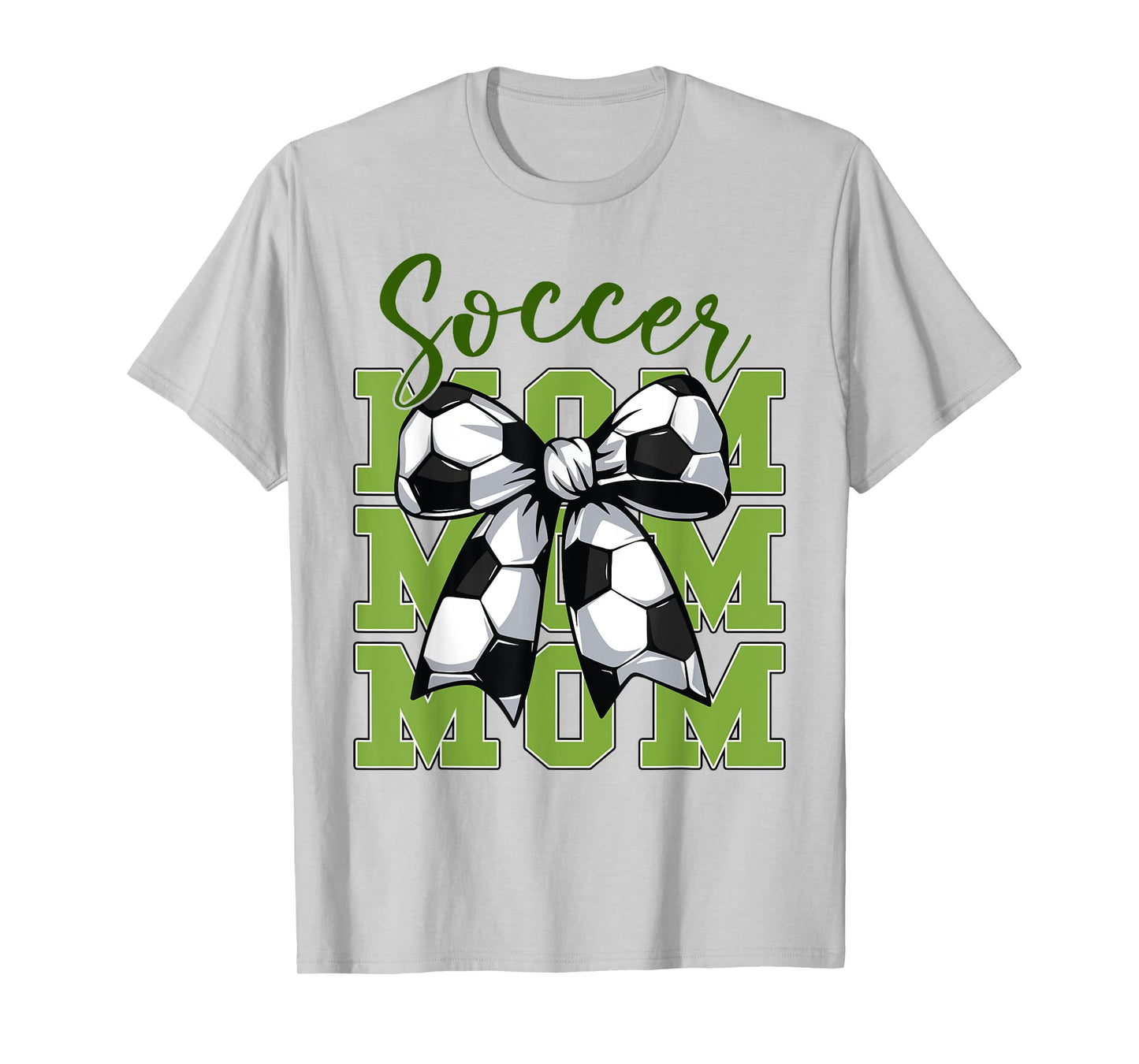 Youth Soccer Mom Coquette Bow Cute Sister Toddler Teen Girl T-Shirt