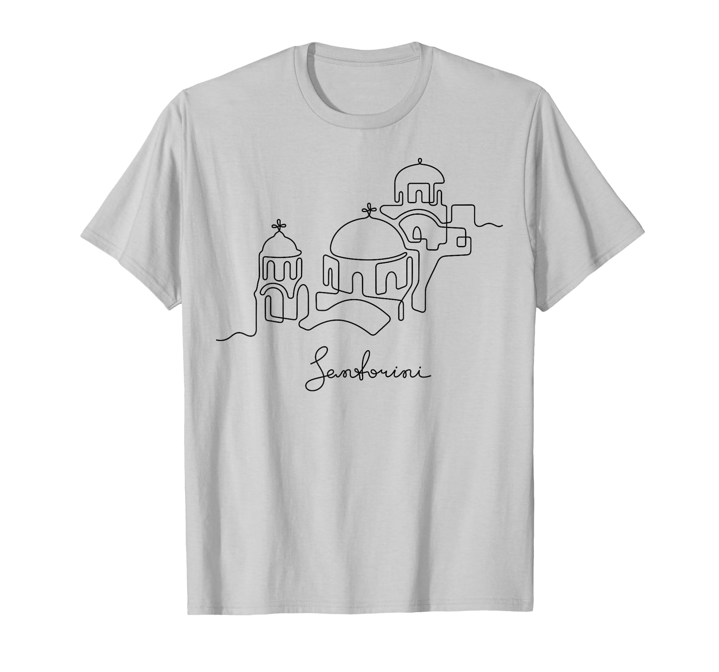 Europe Greece Athens Santorini Family Vacation Souvenir Tee T-Shirt