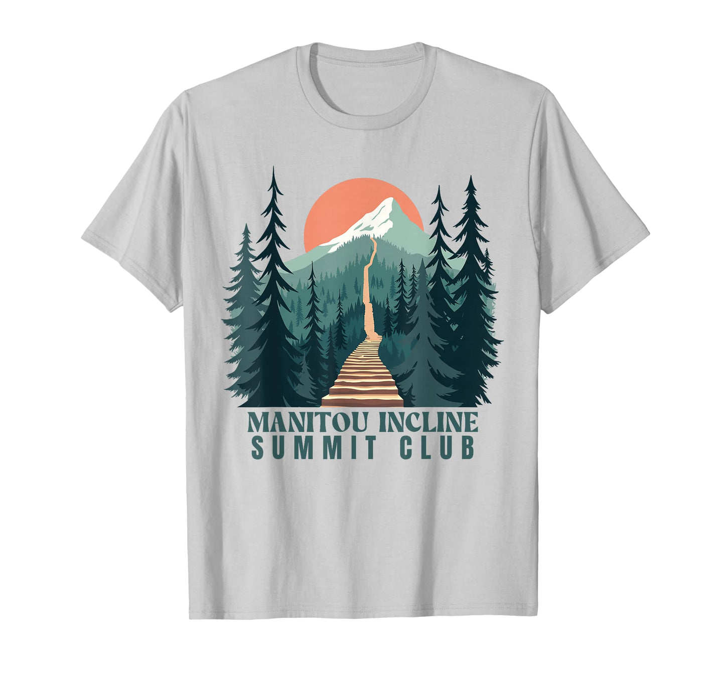 Manitou Incline Summit Club, Hiking Manitou Incline T-Shirt