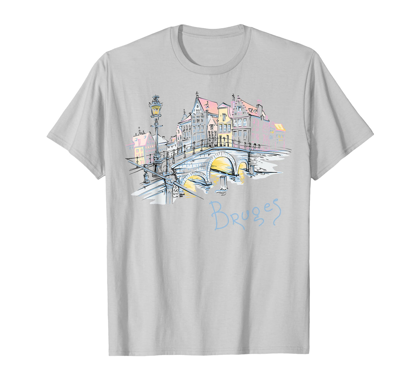 Travel Europe Belgium Bruges Family Vacation Souvenir Tee T-Shirt