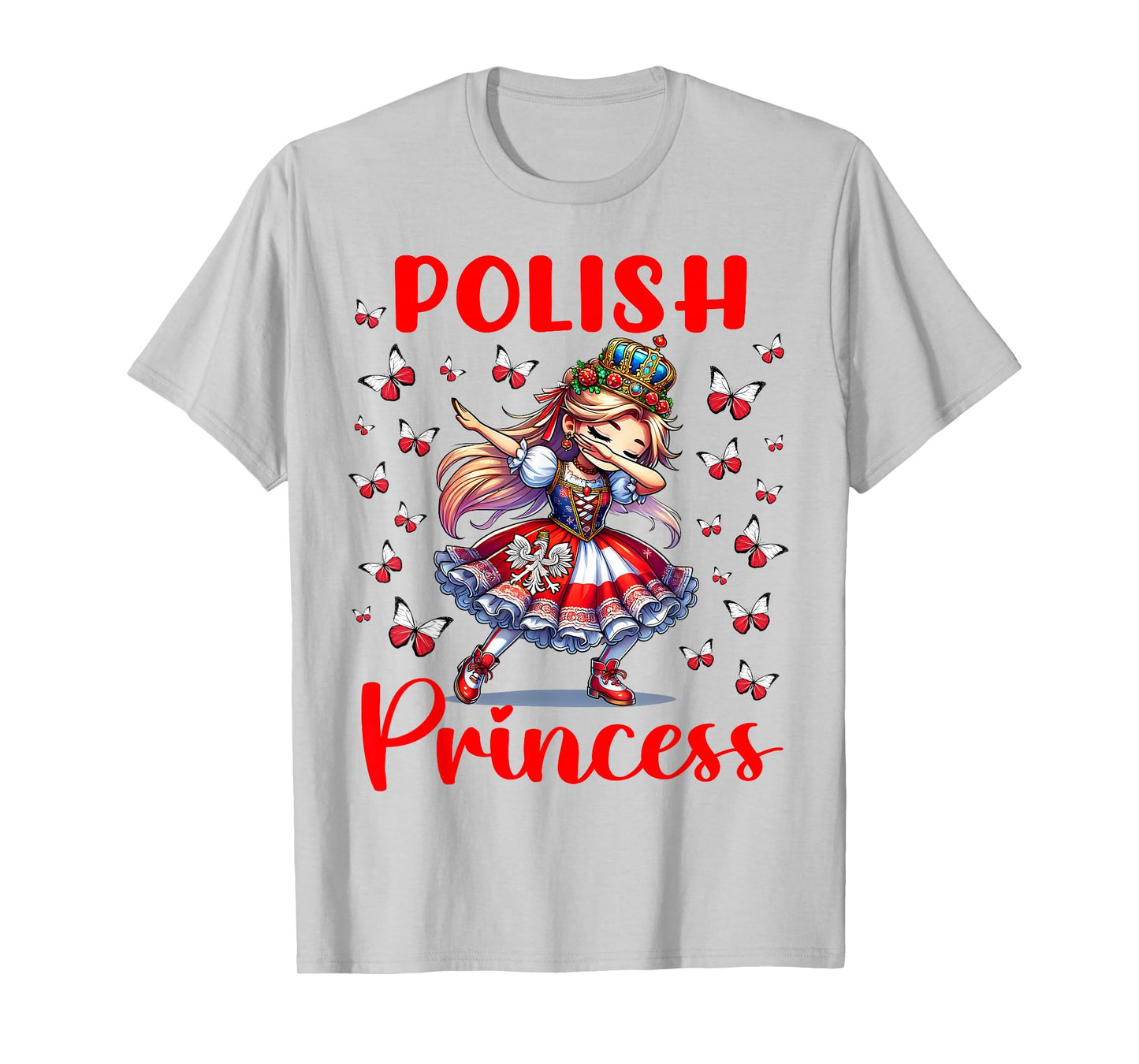 Polish Princess Dabbing for girls & kids T-Shirt