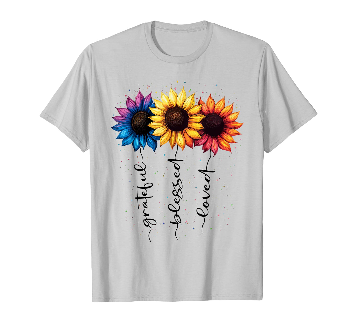 Sunflowers Inspiration Floral Flower Motivation Flowers T-Shirt