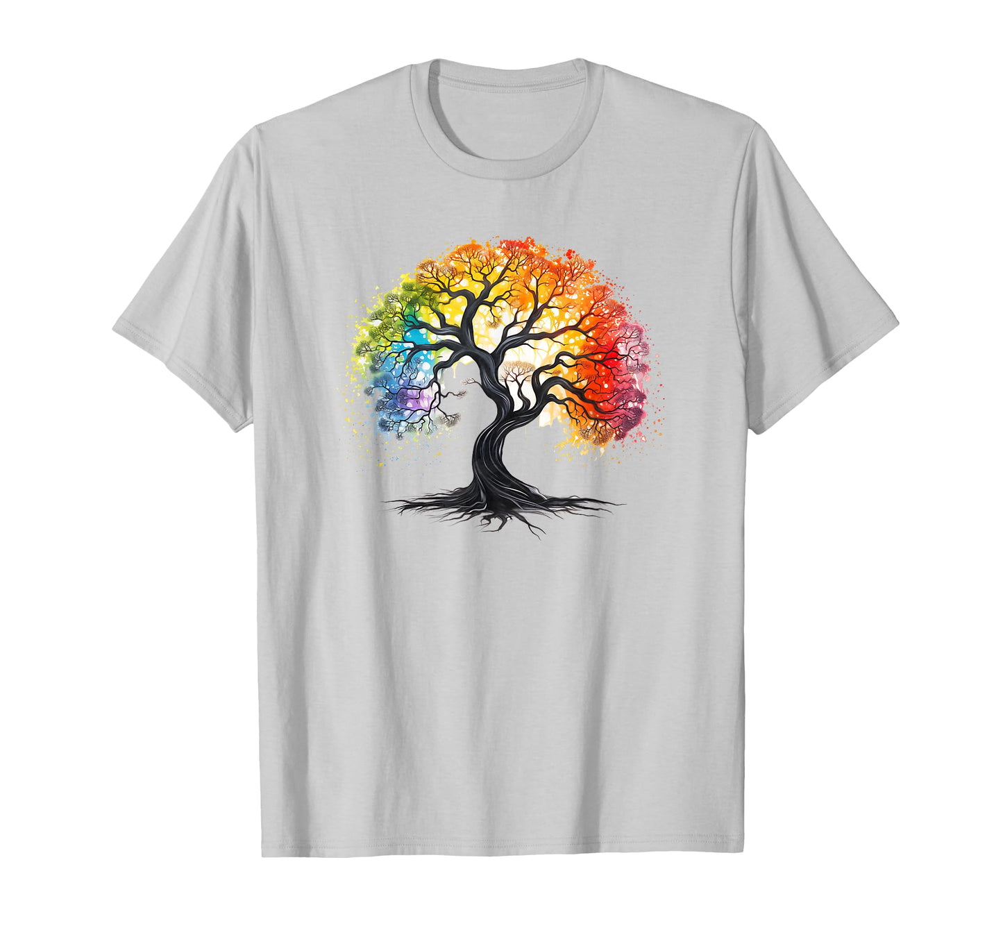 Meditation Bodhi Tree Art Lotus Pose Meditating Namaste Zen T-Shirt