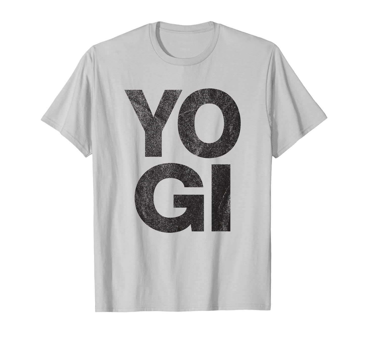 YOGI - distressed retro yoga lover workout gym exercise zen T-Shirt