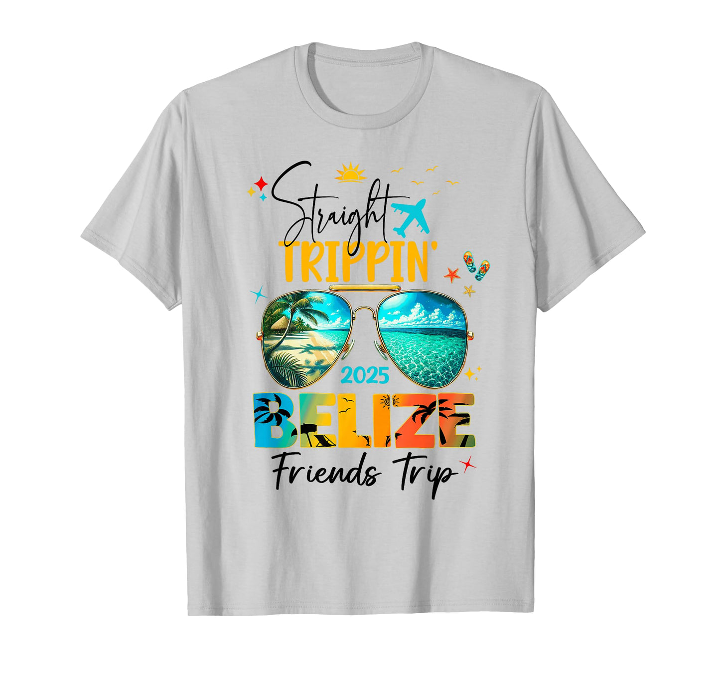 Belize Birthday Besties Trip 2025 Vacay T-Shirt