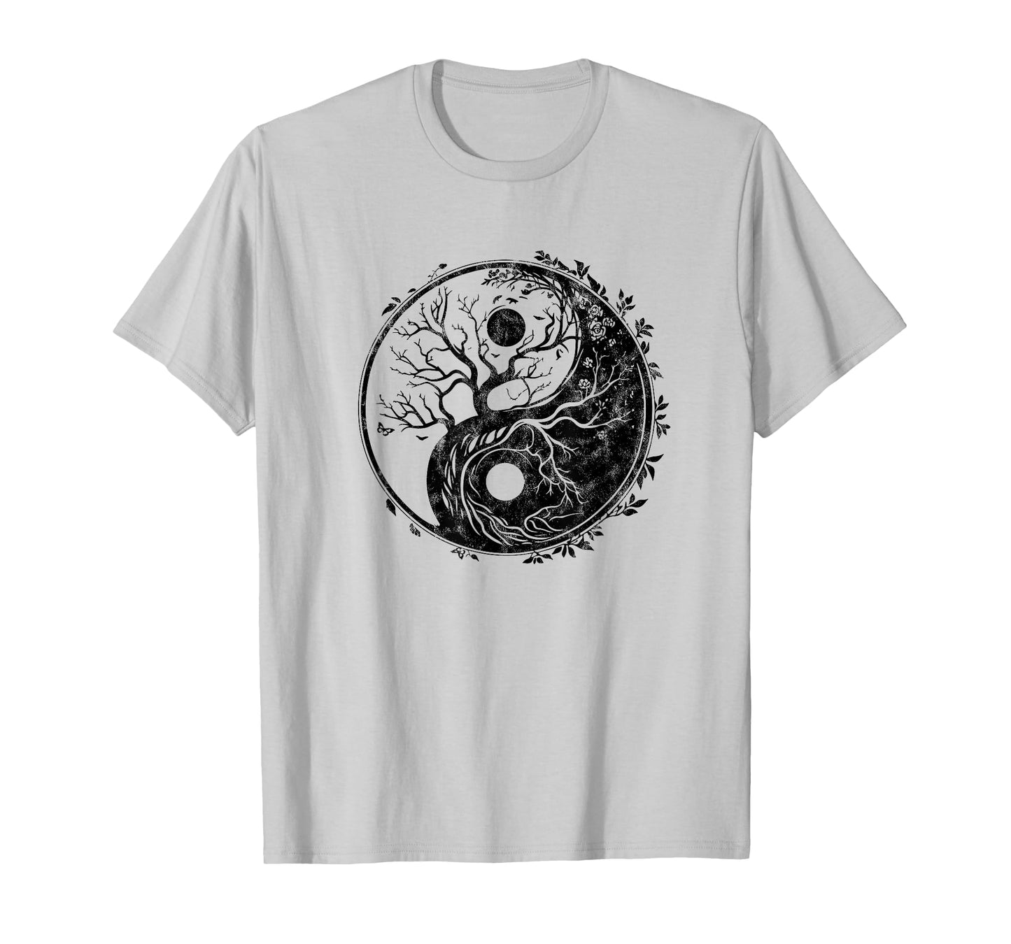 Yin Yang symbol, tree of life, Tai chi, Qigong, yoga, Taoism T-Shirt