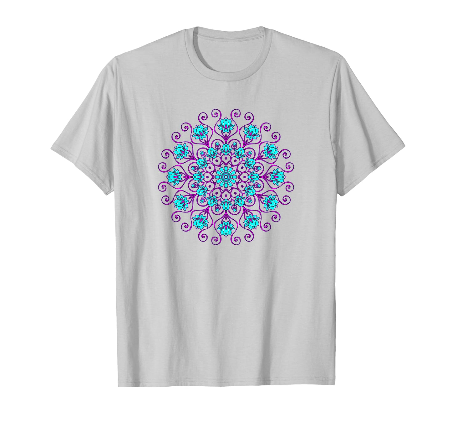 Lotus Flower Mandala Yoga Meditation Awareness Zen T-shirt T-Shirt