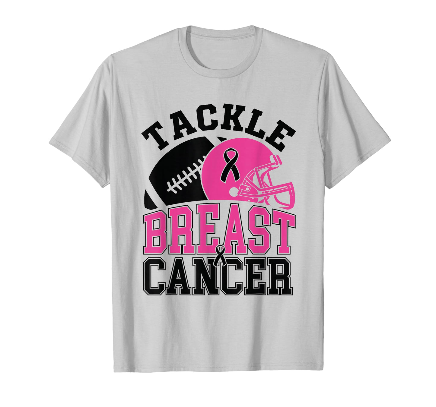 Tackle Breast Cancer Awareness American Football Women Kids T-Shirt