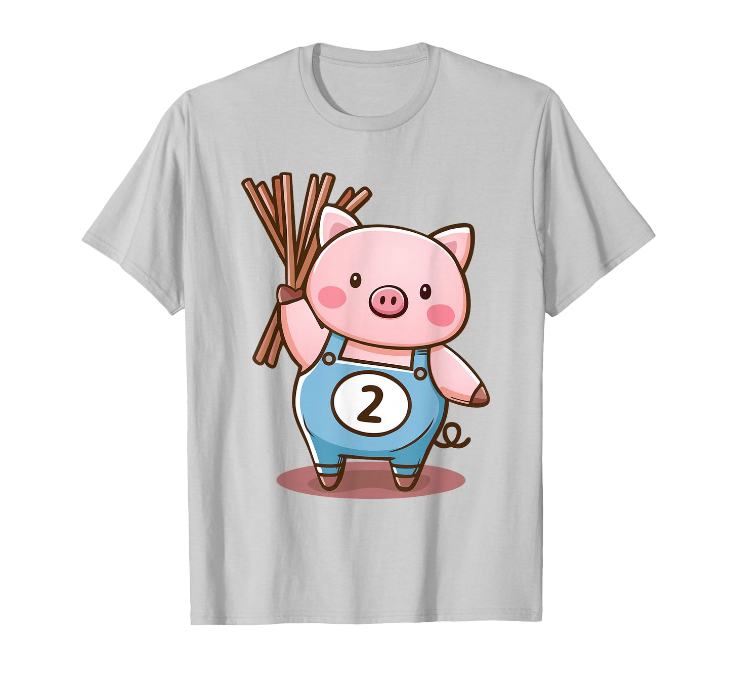 Three Little Pigs Pig 2 Costume Kids Girls Boys Men Women T-Shirt