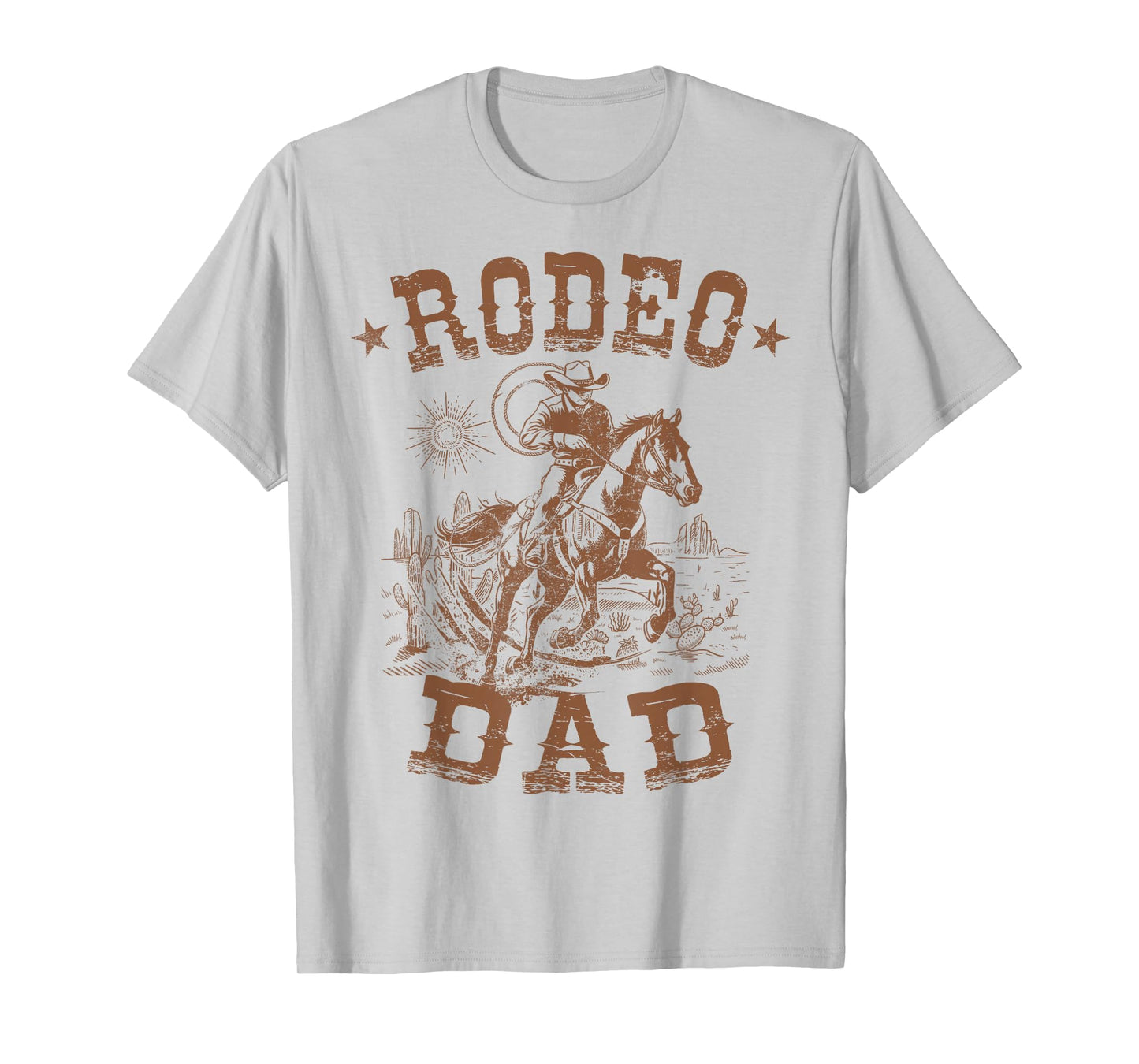 Rodeo Dad Western Cowboy Daddy Family Matching Father's Day T-Shirt