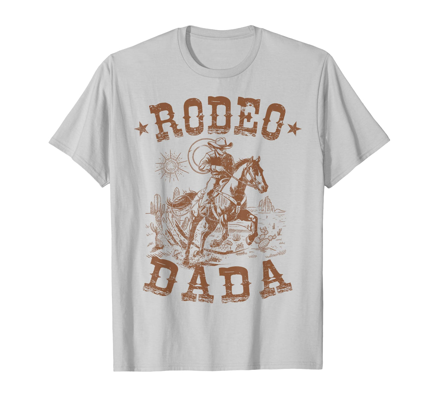 Rodeo Dada Western Cowboy Family Matching Father's Day T-Shirt