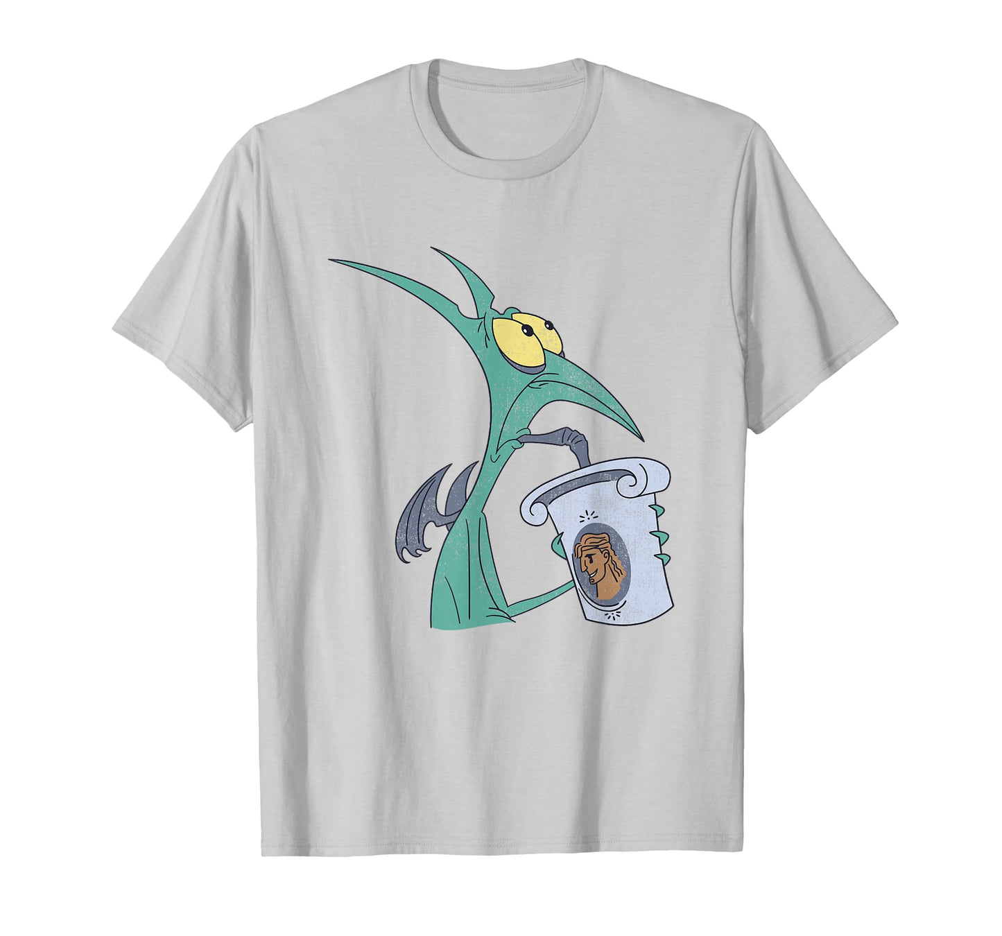 Disney Hercules I Am Panic Distressed Big Chest Portrait T-Shirt
