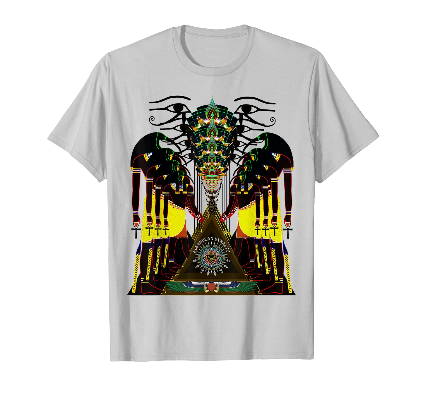 Psychedelic Fractal Ancient Egyptian God Thoth Tehuti T-Shirt