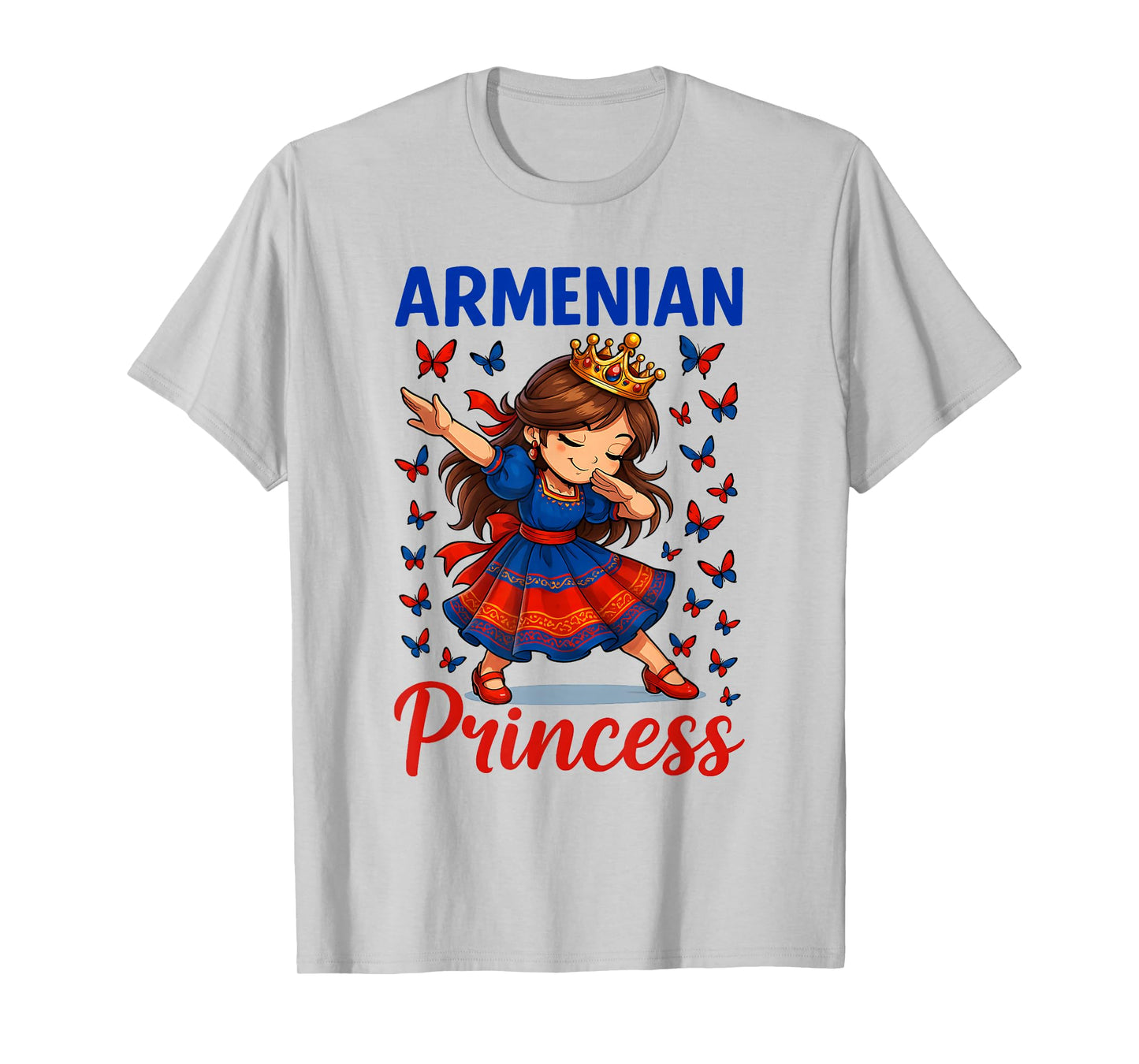 Armenian Princess Dabbing Girl Cultural Dress Souvenir Kids T-Shirt