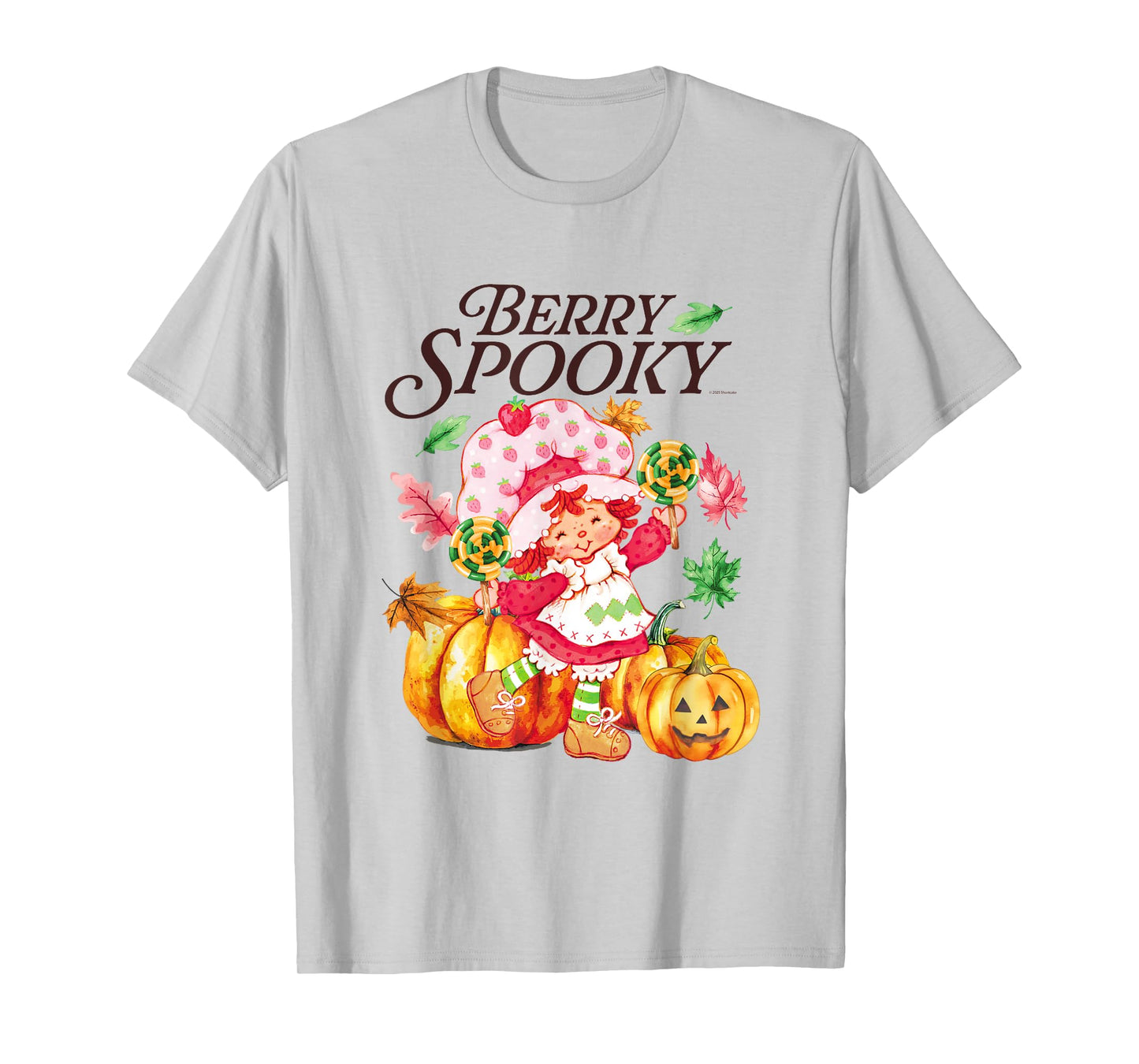 Strawberry Shortcake Berry Spooky Halloween Jack O Lantern T-Shirt