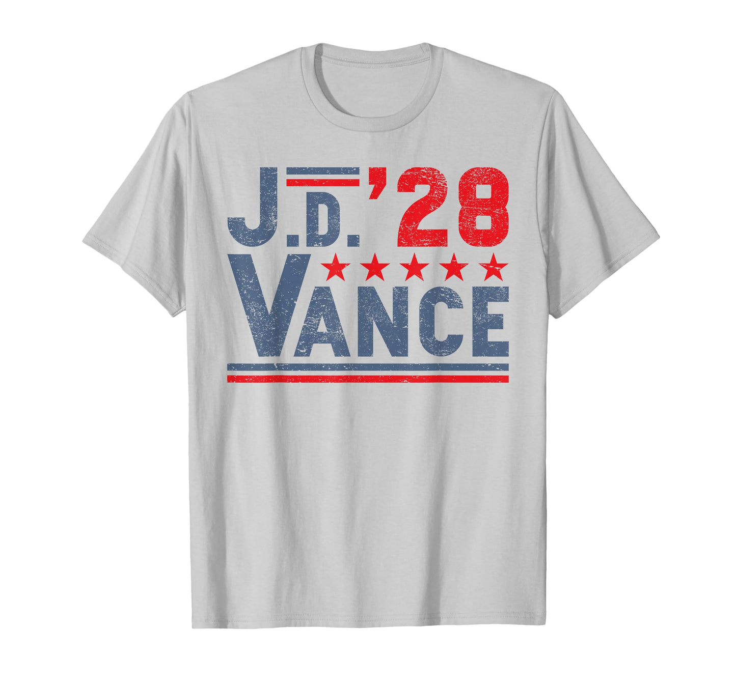 JD Vance 2028 President Election Campaign 28 American Flag T-Shirt